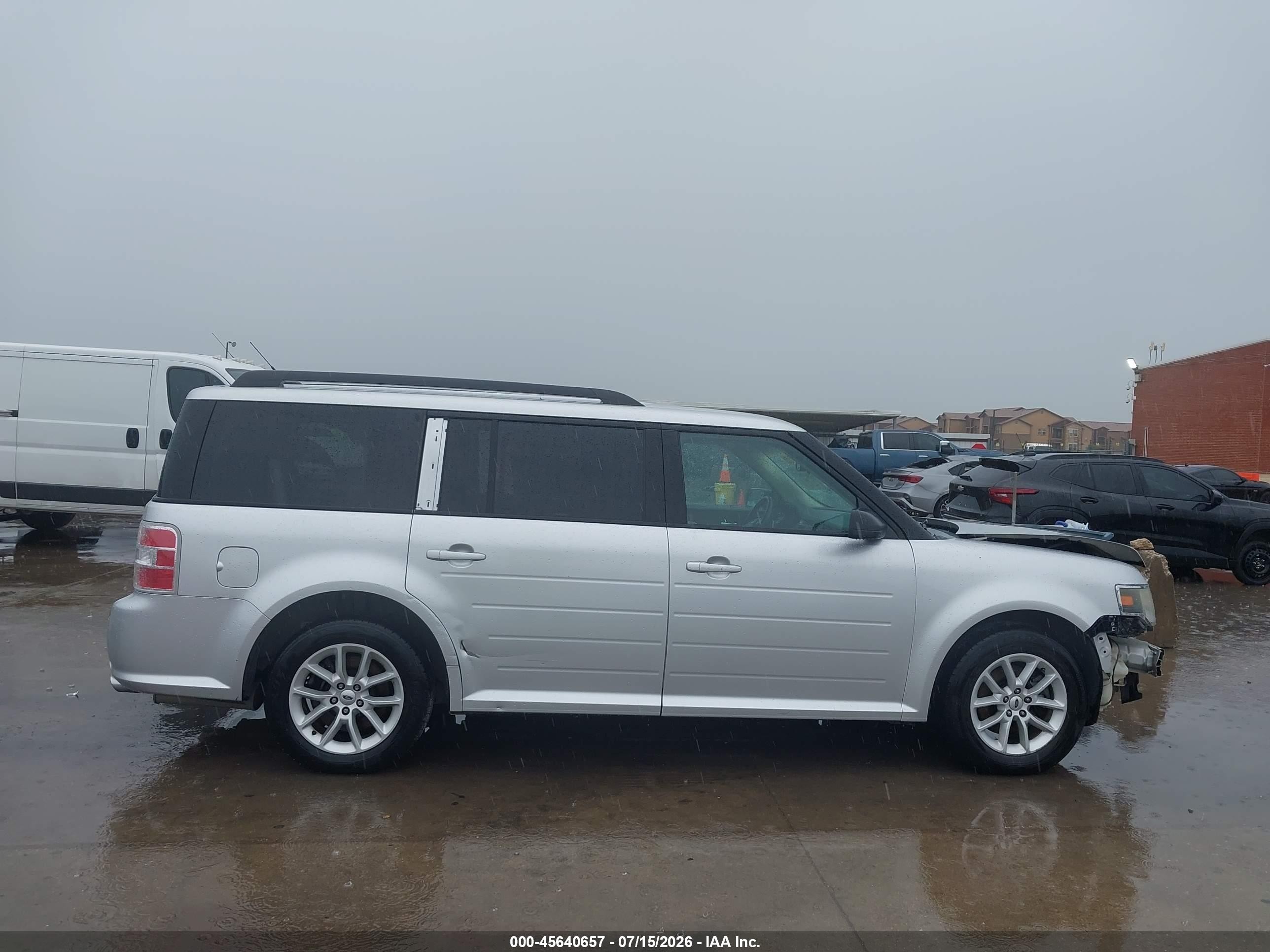 2014 Ford Flex Se Silver vin: 2FMGK5B8XEBD28570