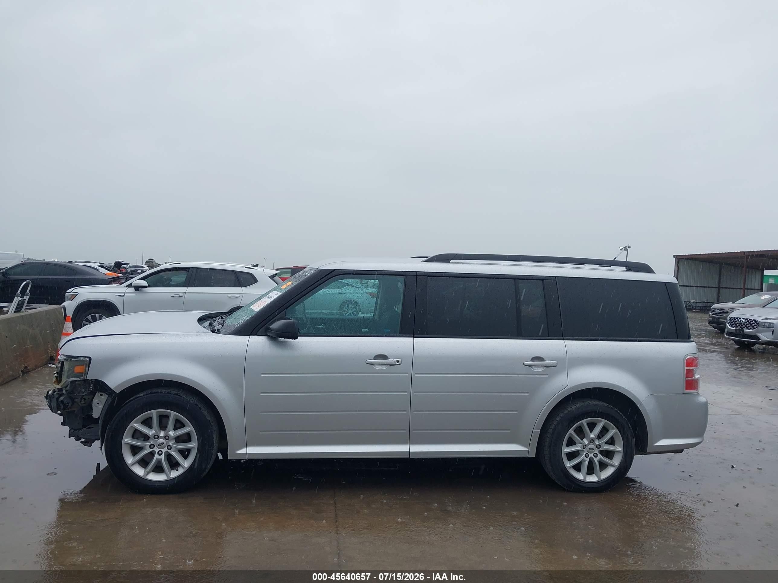 2014 Ford Flex Se Silver vin: 2FMGK5B8XEBD28570