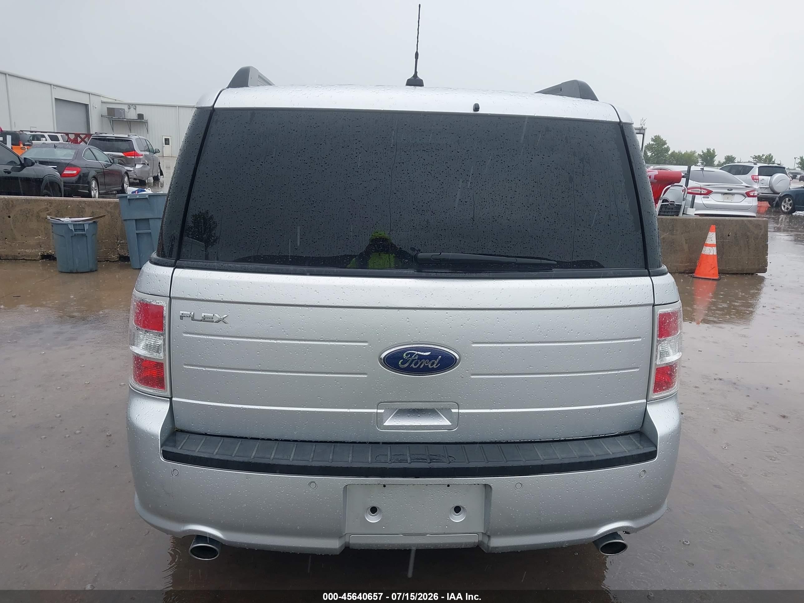 2014 Ford Flex Se Silver vin: 2FMGK5B8XEBD28570