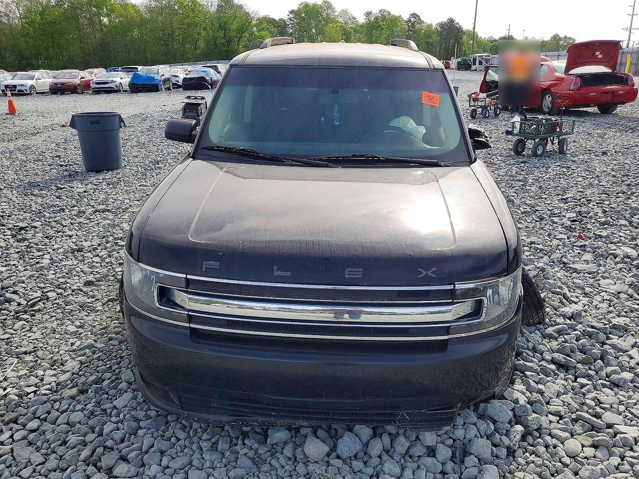 2014 Ford Flex Se Black vin: 2FMGK5B8XEBD30190