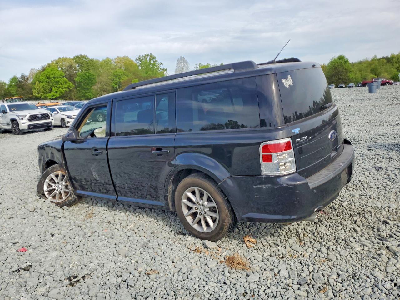 2014 Ford Flex Se Black vin: 2FMGK5B8XEBD30190