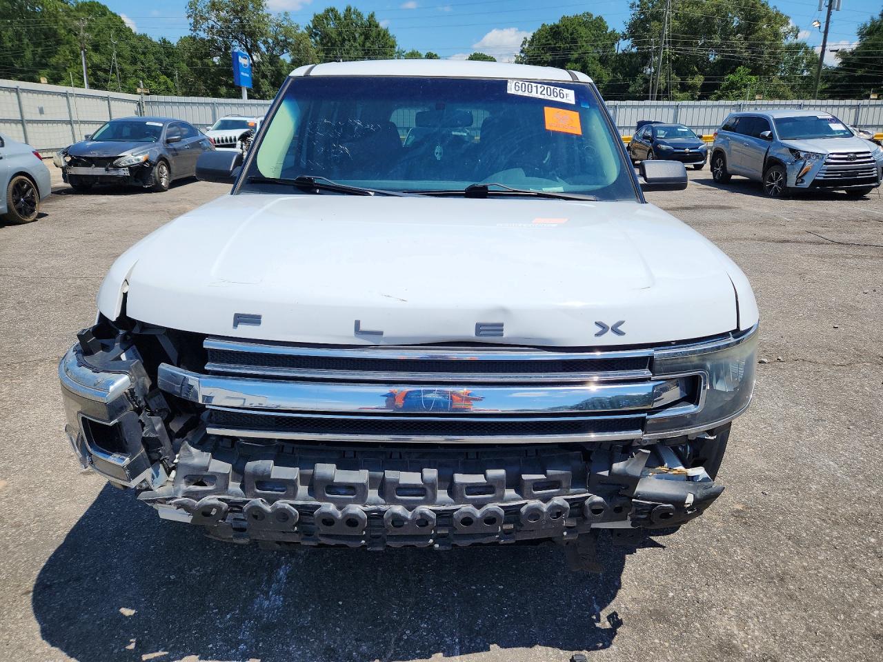 2015 Ford Flex Se White vin: 2FMGK5B8XFBA07470