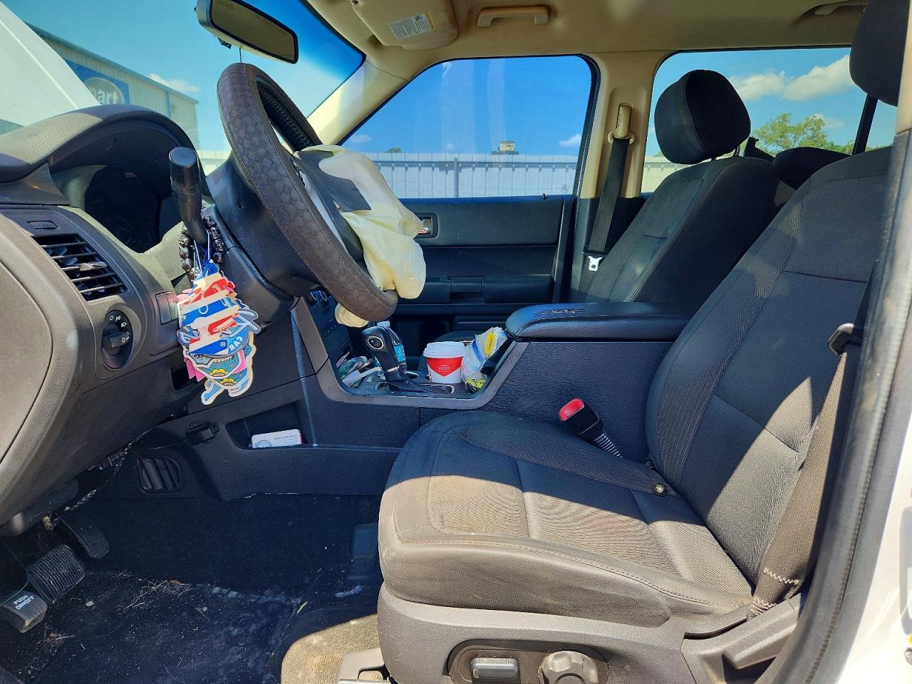 2015 Ford Flex Se White vin: 2FMGK5B8XFBA07470