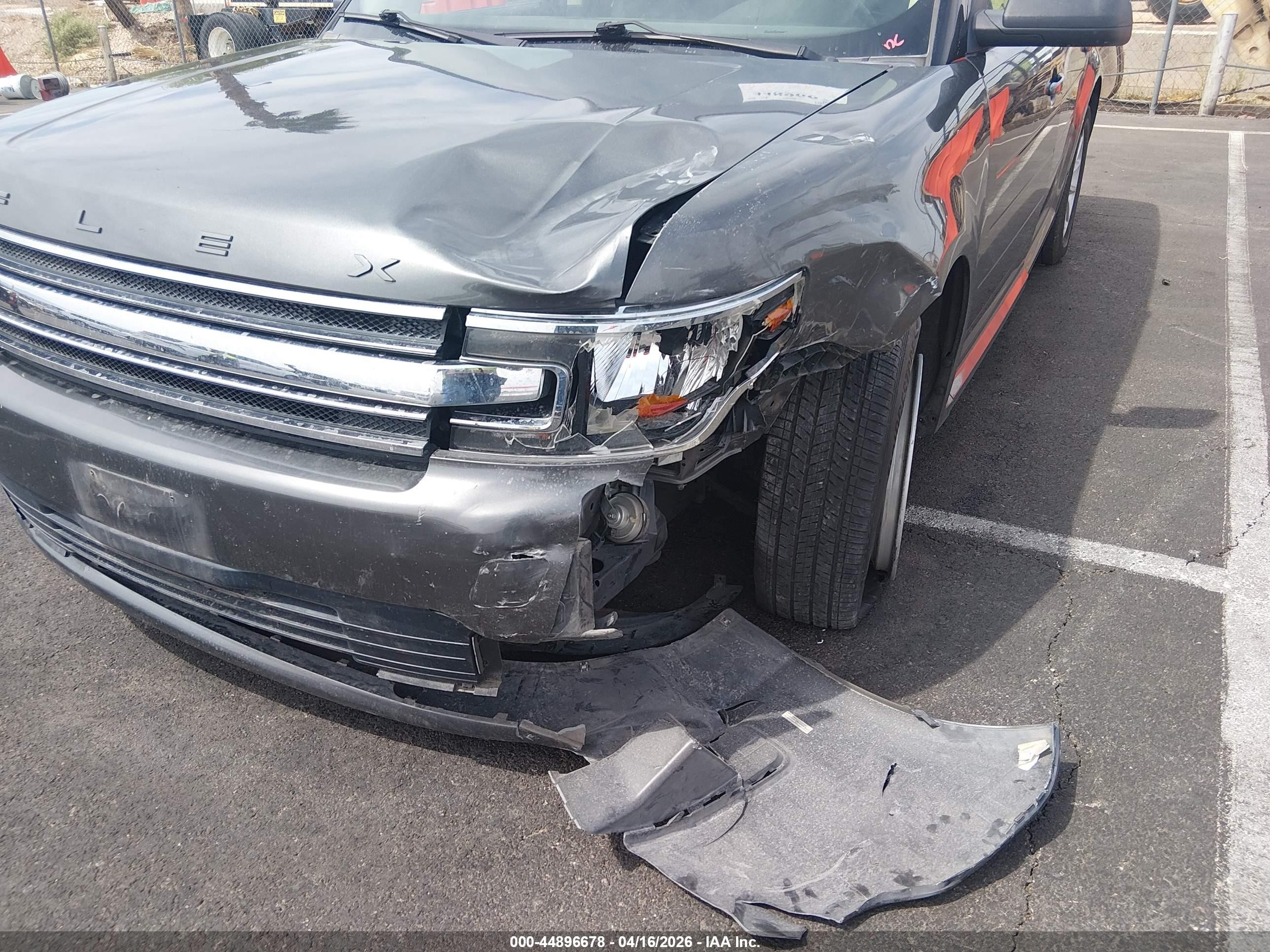 2015 Ford Flex Se Gray vin: 2FMGK5B8XFBA11924