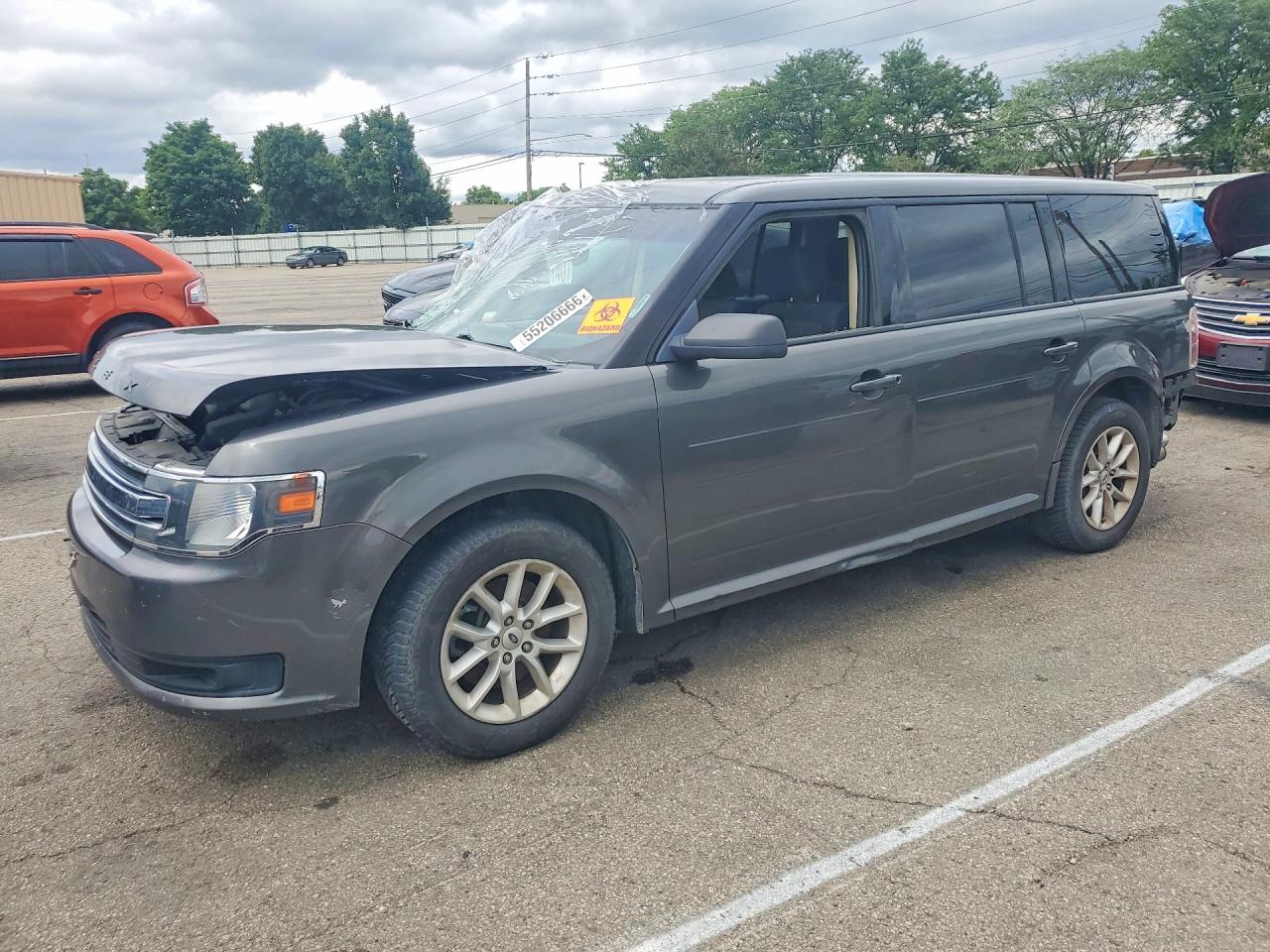 2015 Ford Flex Se Серый vin: 2FMGK5B8XFBA20770