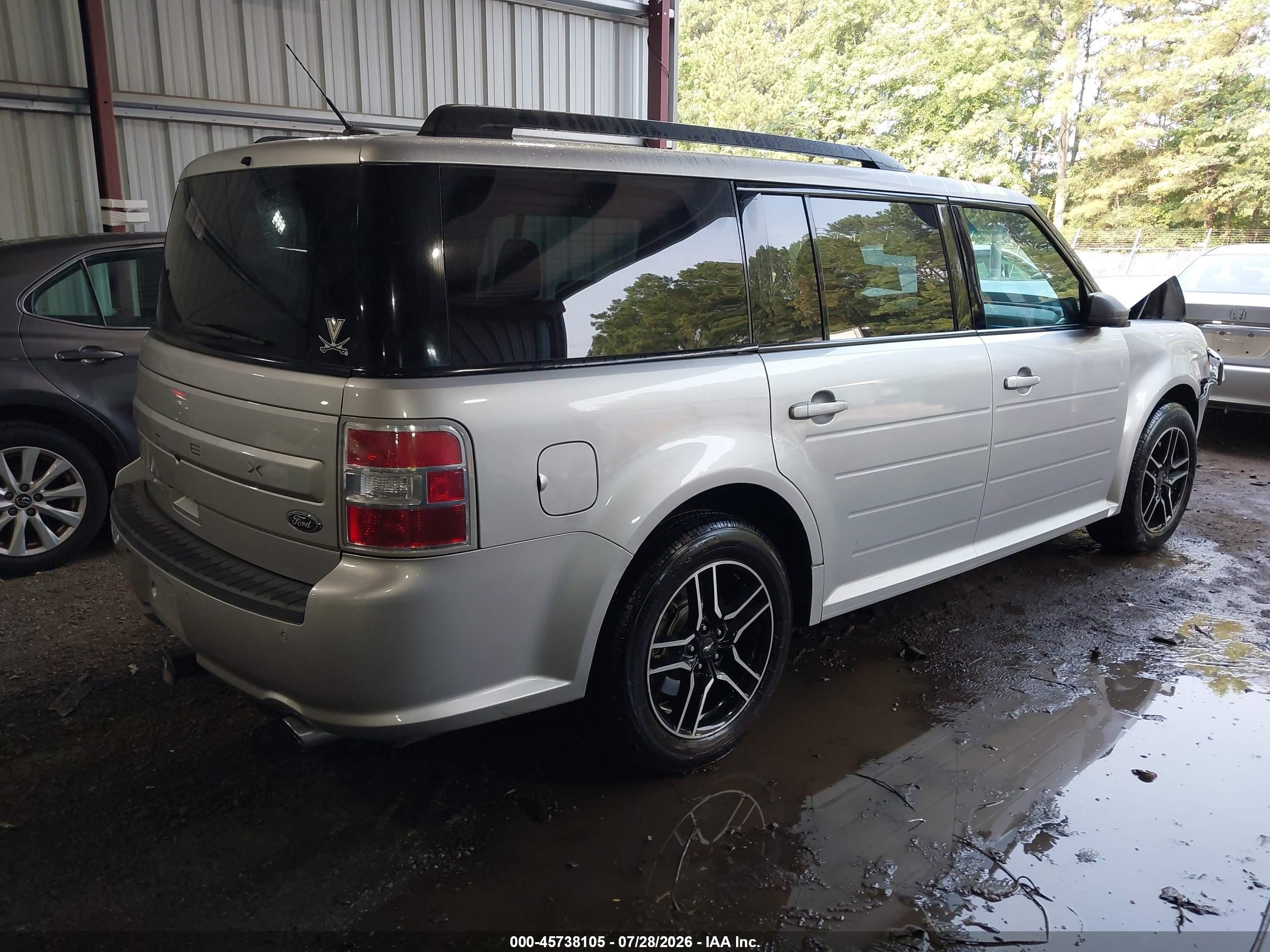 2017 Ford Flex Se Silver vin: 2FMGK5B8XHBA07682