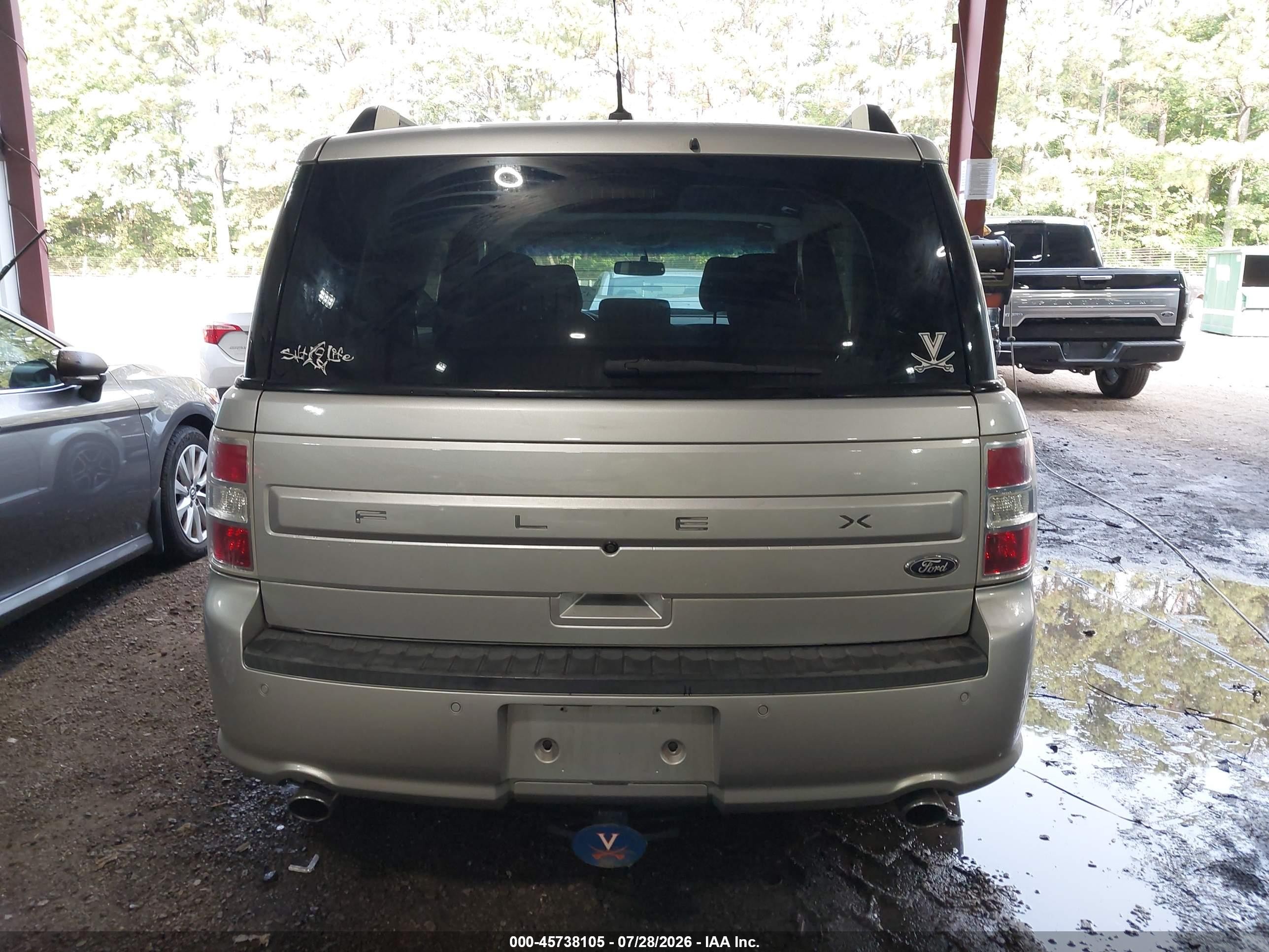 2017 Ford Flex Se Silver vin: 2FMGK5B8XHBA07682
