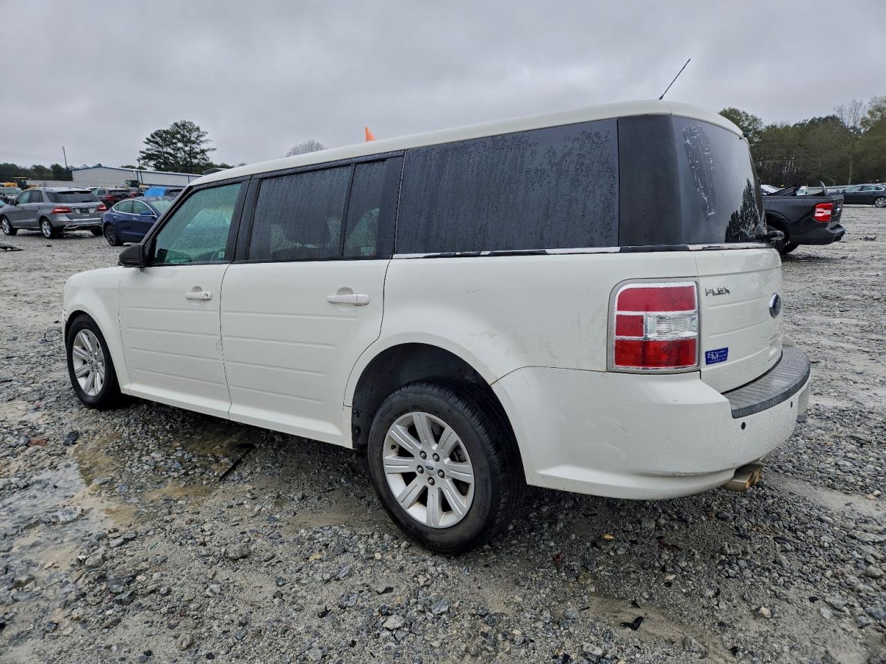 2010 Ford Flex Se White vin: 2FMGK5BC0ABA10679