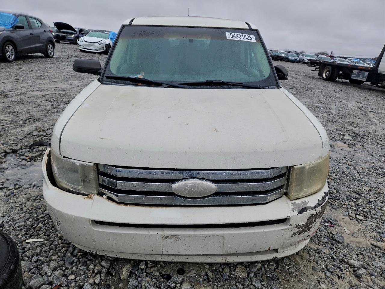 2010 Ford Flex Se White vin: 2FMGK5BC0ABA10679