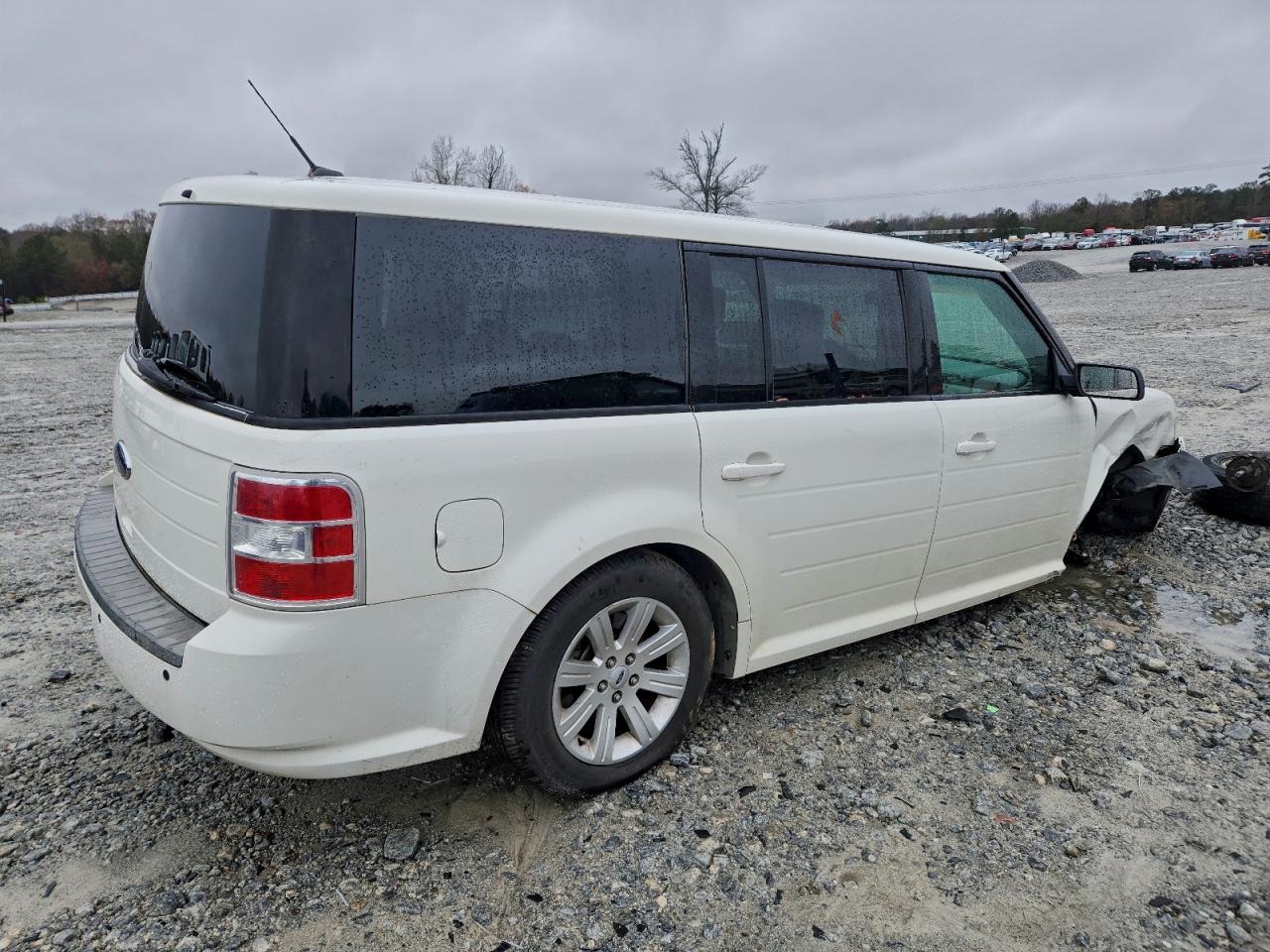 2010 Ford Flex Se White vin: 2FMGK5BC0ABA10679