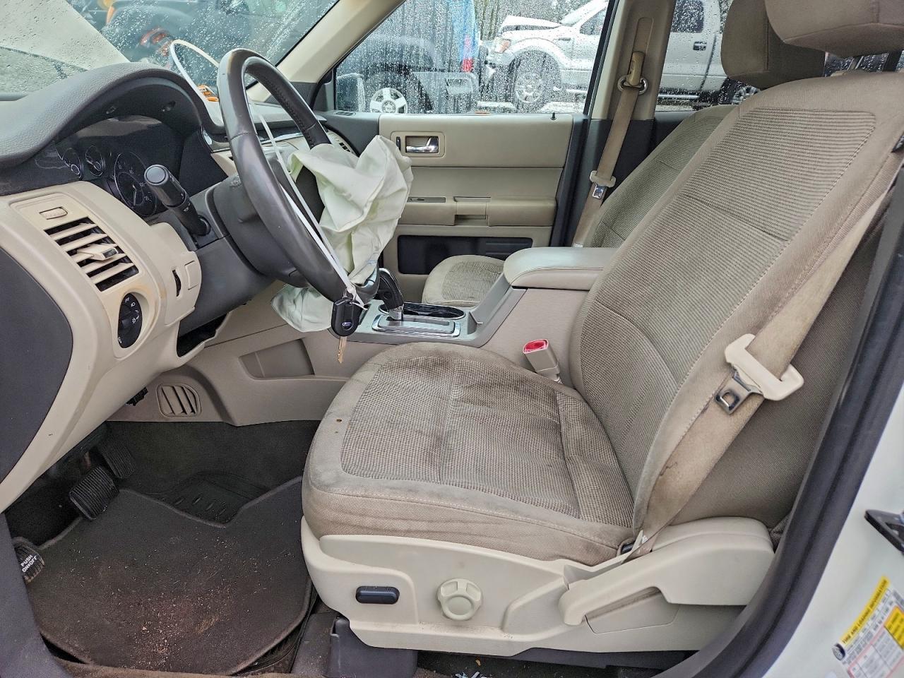 2010 Ford Flex Se White vin: 2FMGK5BC0ABA10679