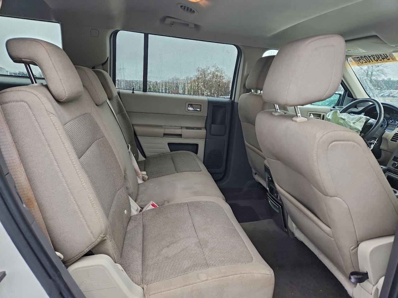 2010 Ford Flex Se White vin: 2FMGK5BC0ABA10679