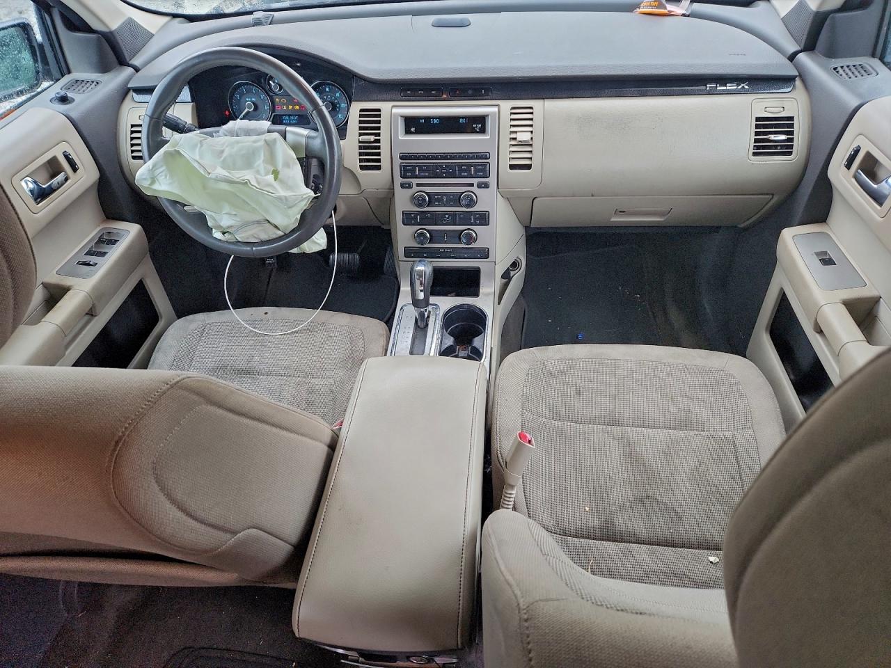 2010 Ford Flex Se White vin: 2FMGK5BC0ABA10679