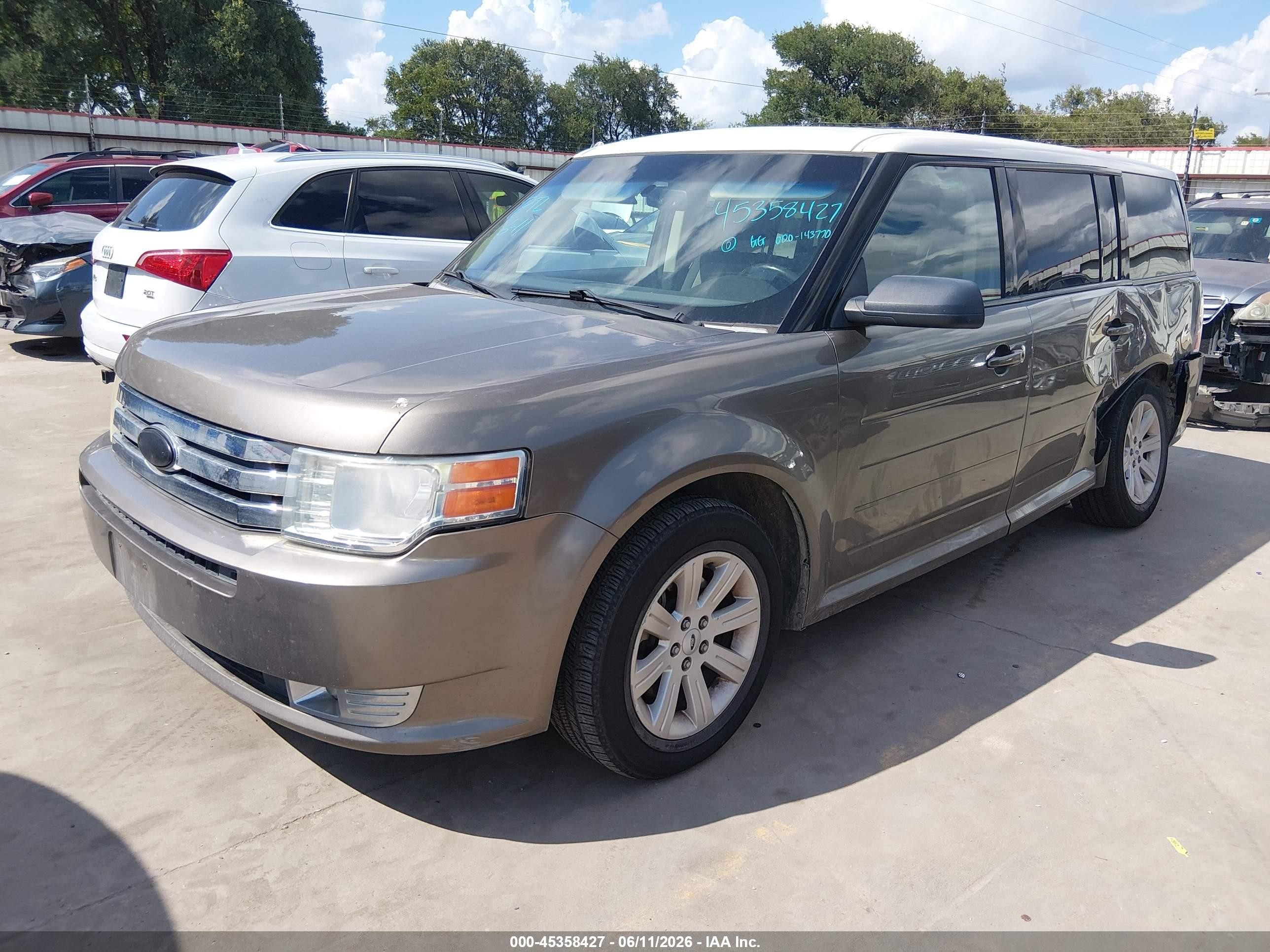 2012 Ford Flex Se Brown vin: 2FMGK5BC0CBD14789
