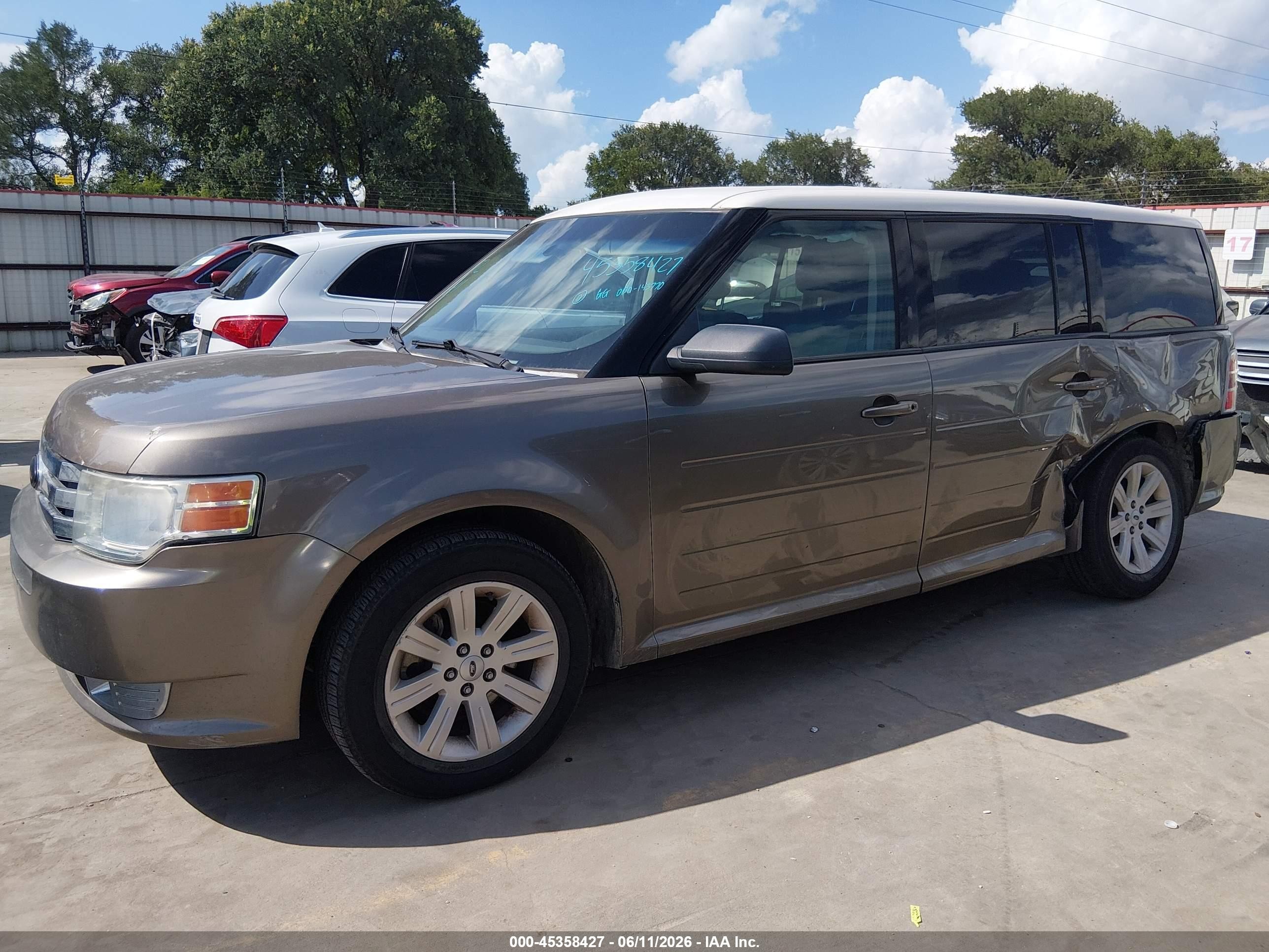 2012 Ford Flex Se Brown vin: 2FMGK5BC0CBD14789