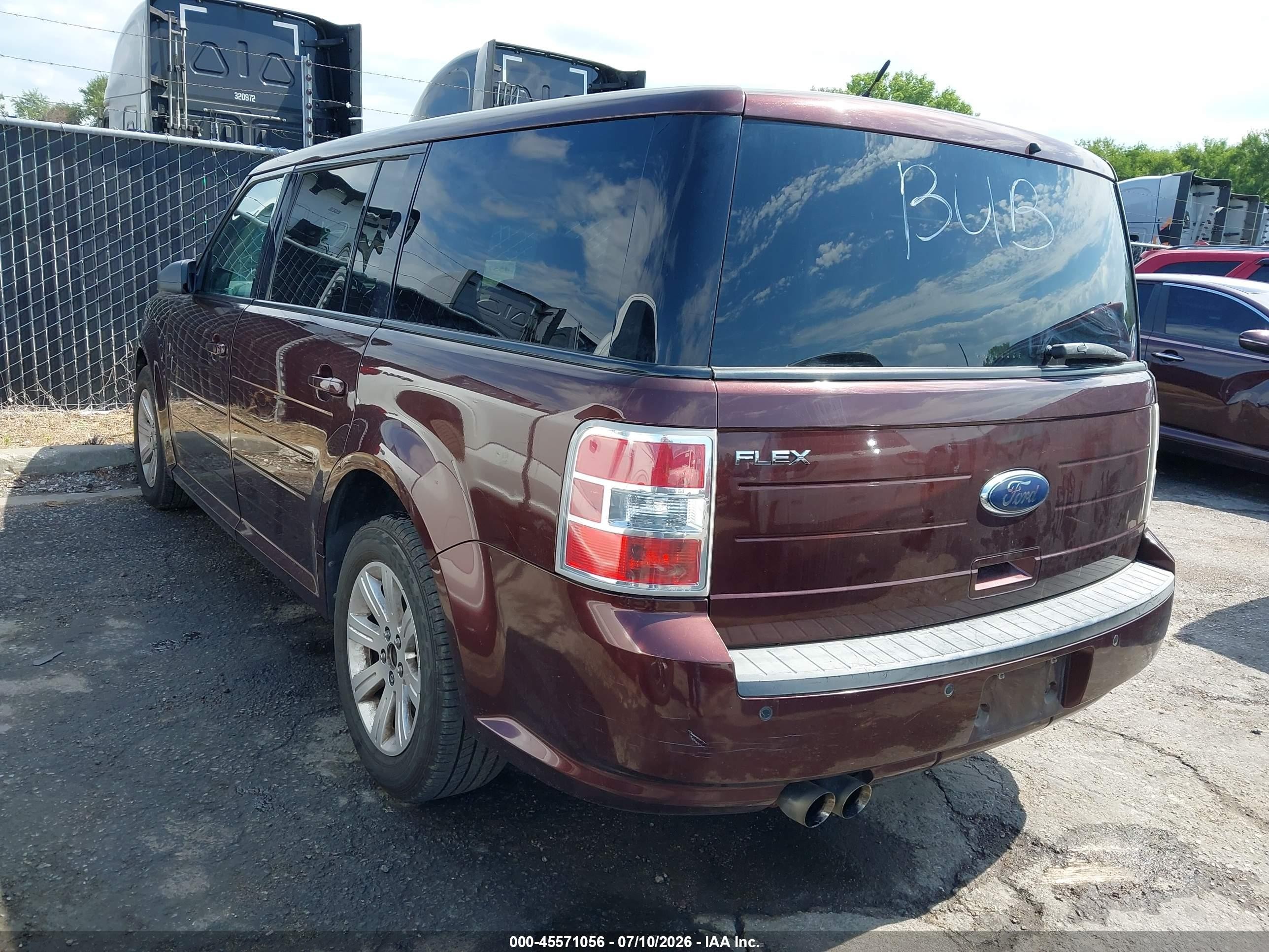 2010 Ford Flex Se Brown vin: 2FMGK5BC1ABB10435