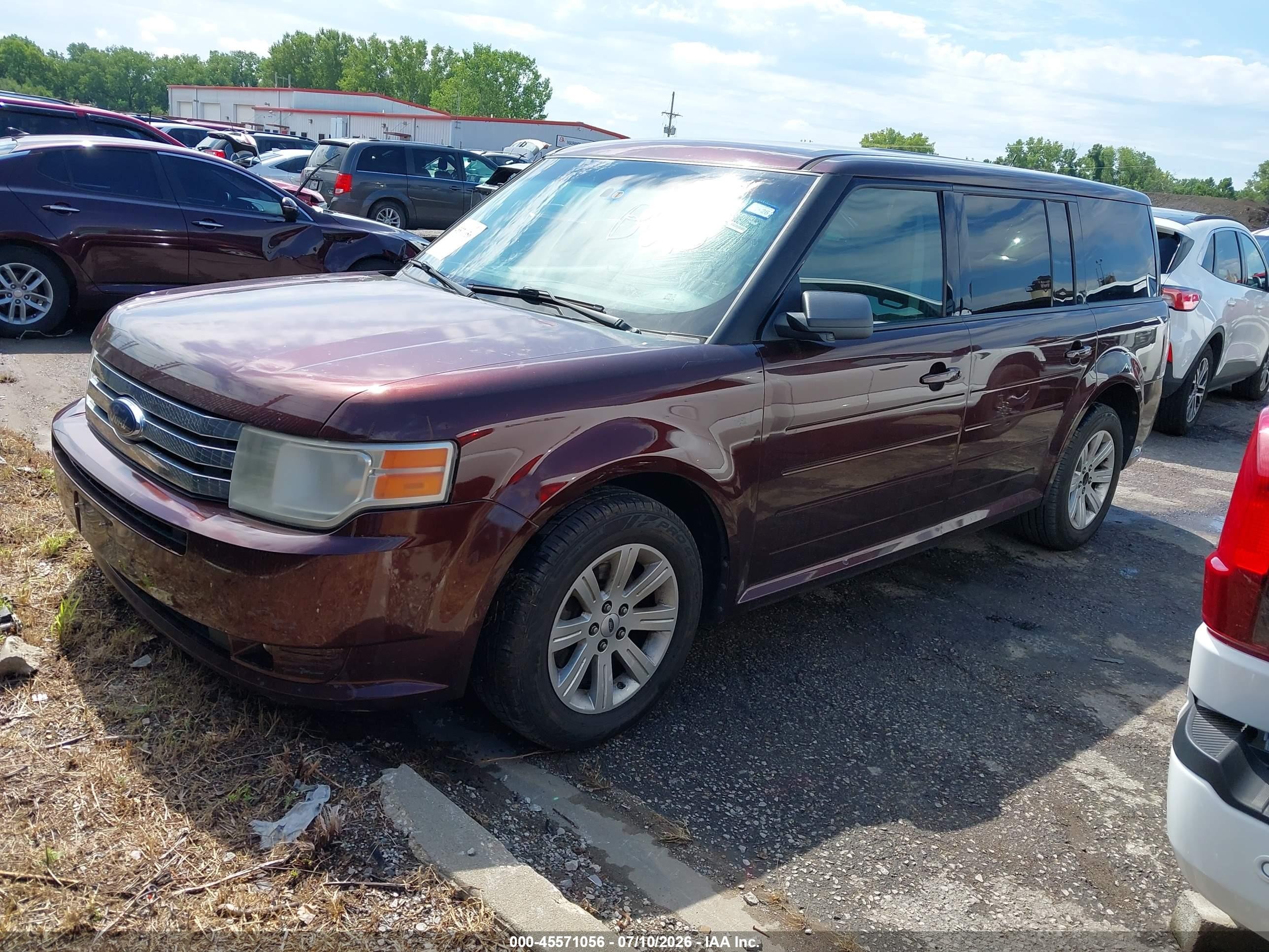 2010 Ford Flex Se Brown vin: 2FMGK5BC1ABB10435