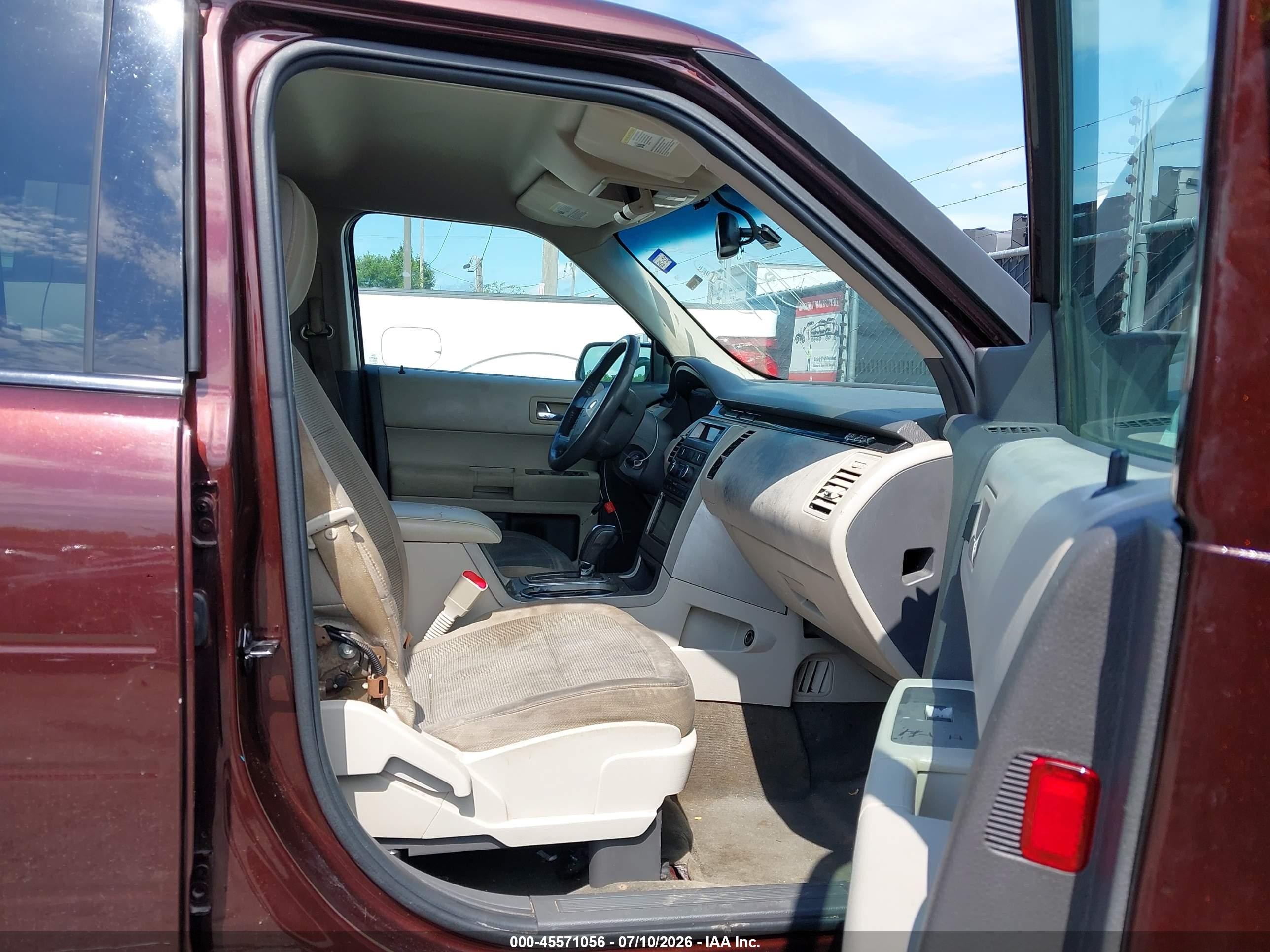 2010 Ford Flex Se Brown vin: 2FMGK5BC1ABB10435