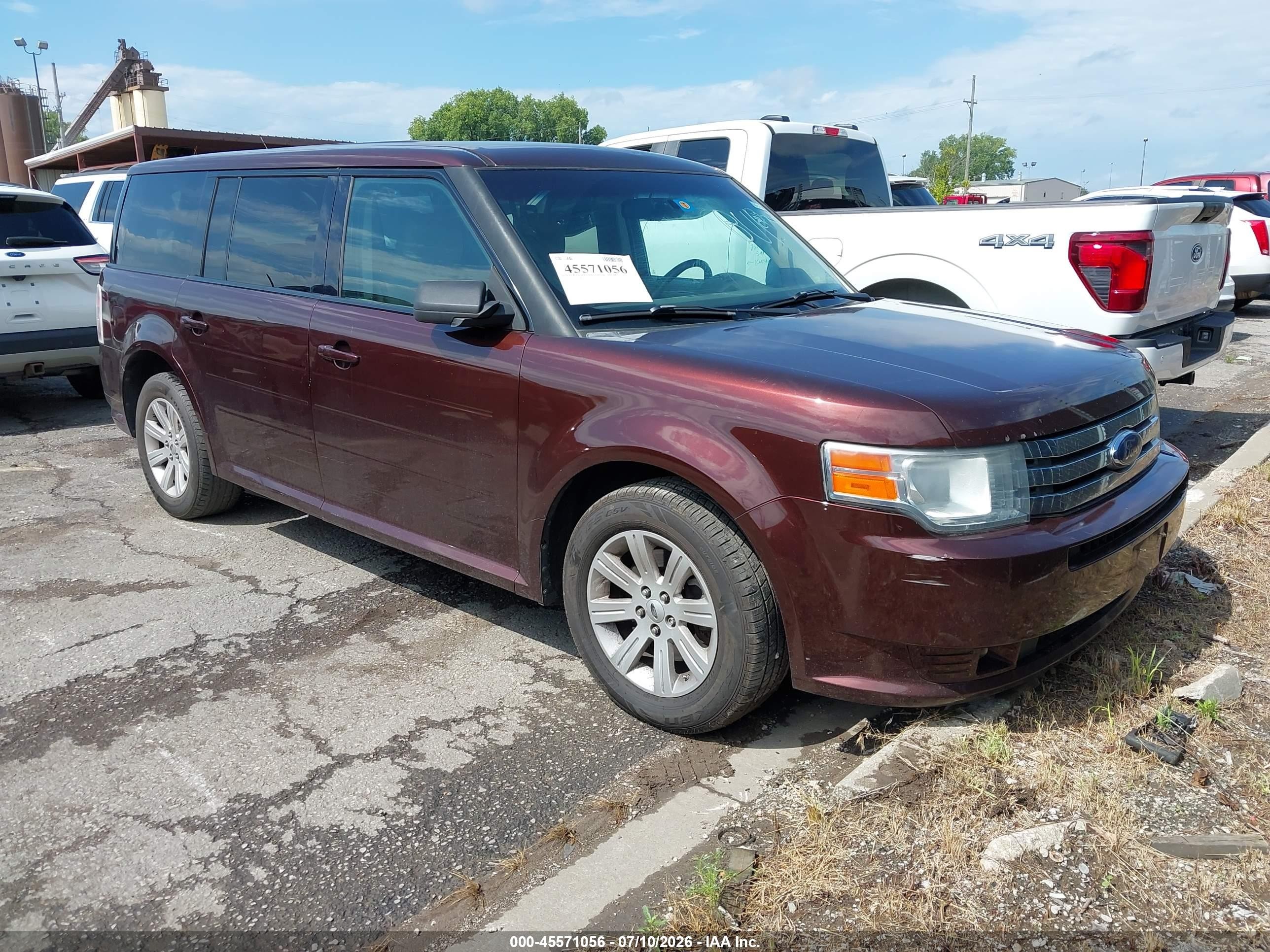 2010 Ford Flex Se Brown vin: 2FMGK5BC1ABB10435