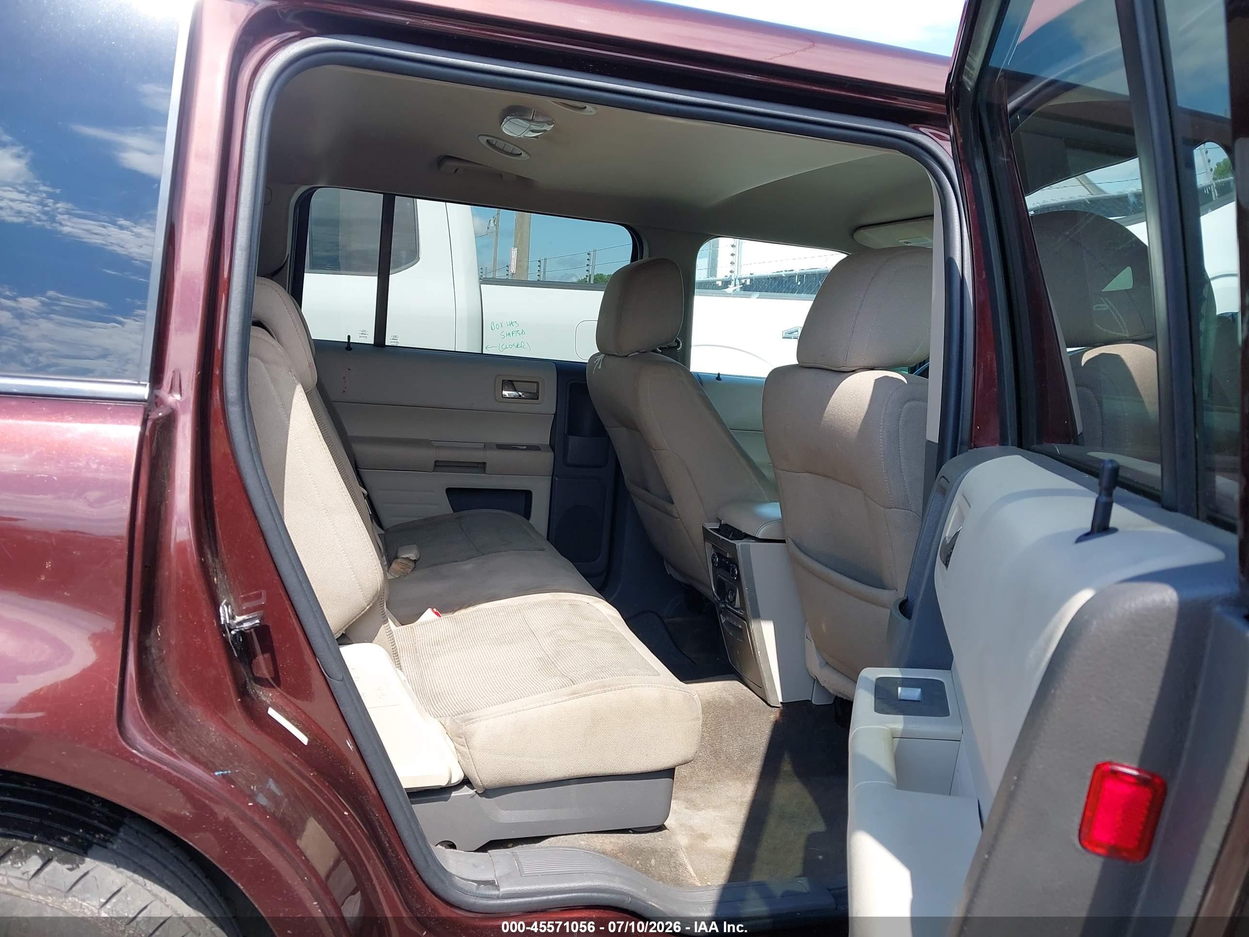 2010 Ford Flex Se Brown vin: 2FMGK5BC1ABB10435
