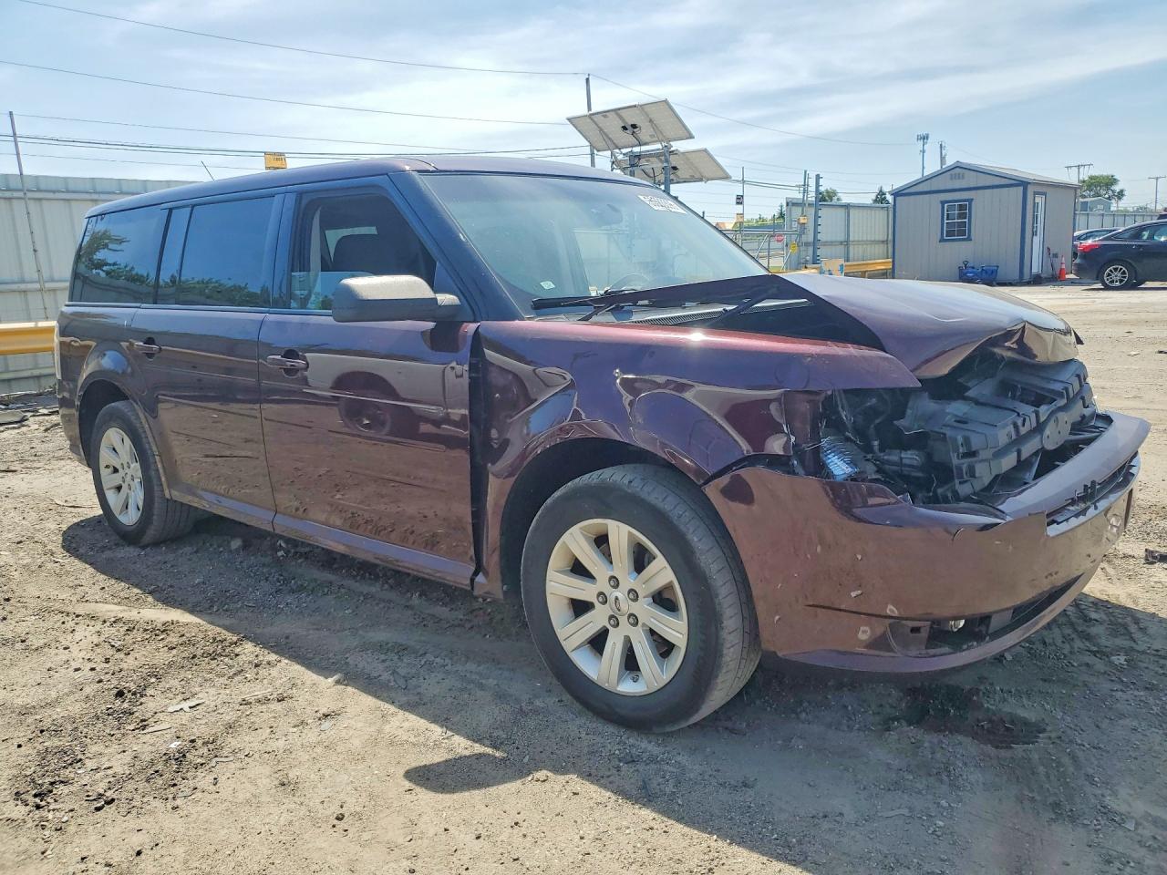 2011 Ford Flex Se Maroon vin: 2FMGK5BC2BBD18387