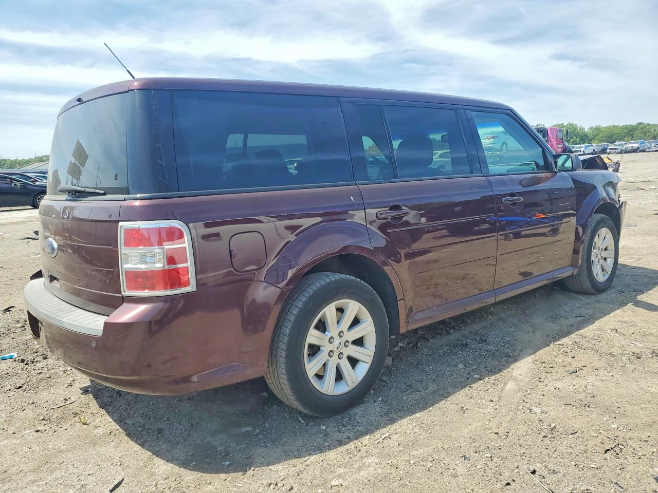 2011 Ford Flex Se Maroon vin: 2FMGK5BC2BBD18387