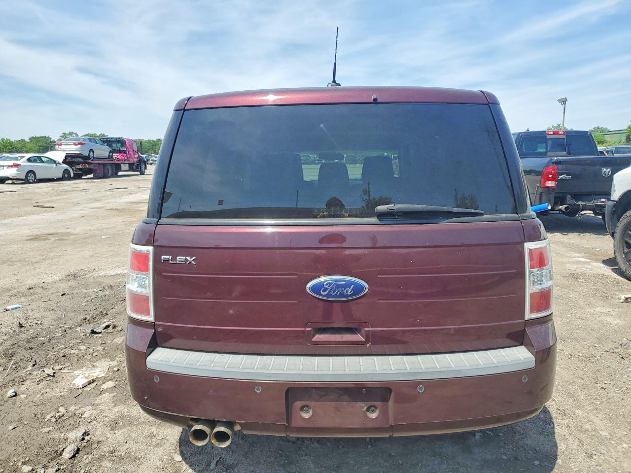 2011 Ford Flex Se Maroon vin: 2FMGK5BC2BBD18387