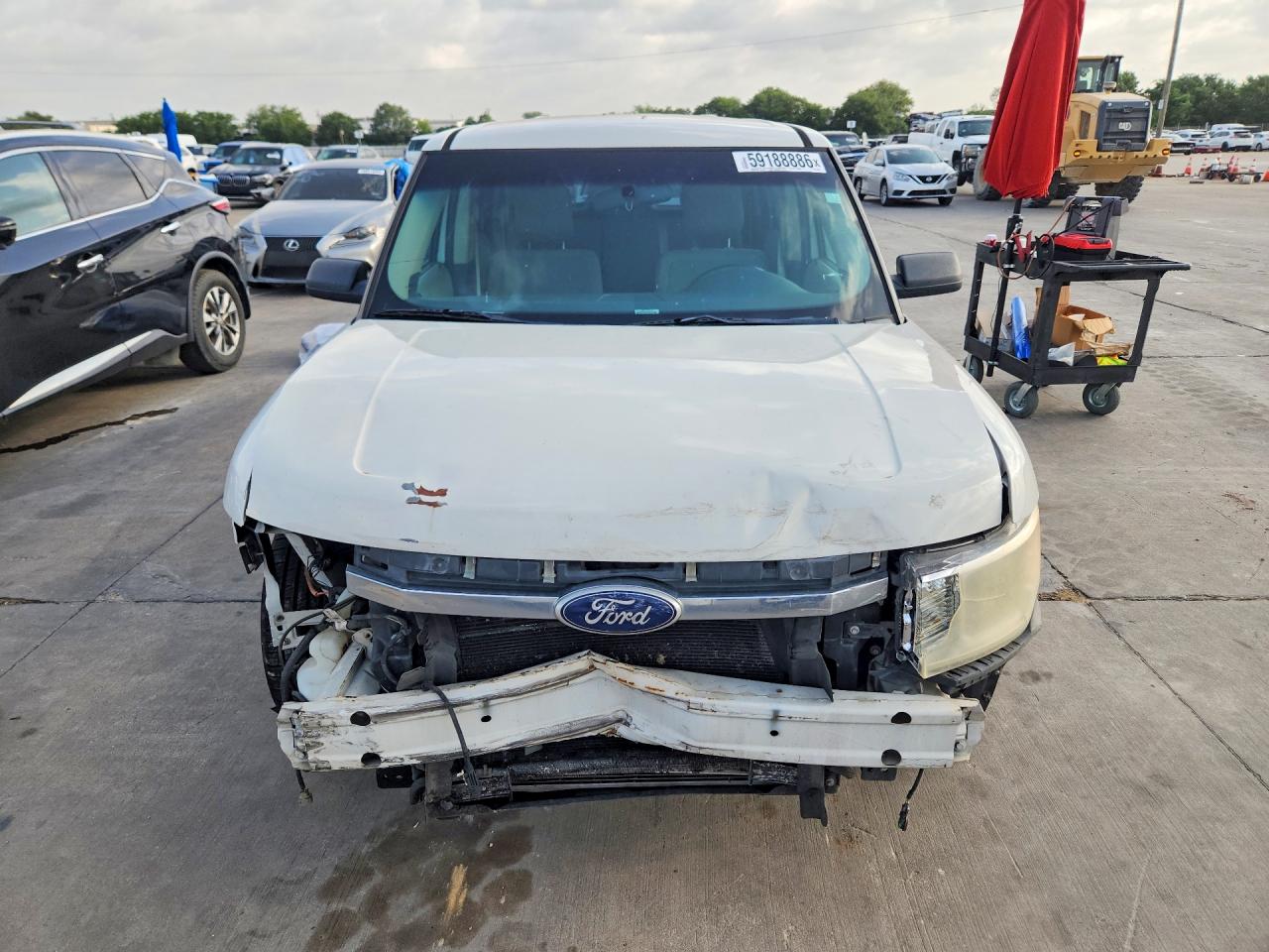 2011 Ford Flex Se Белый vin: 2FMGK5BC3BBD24442