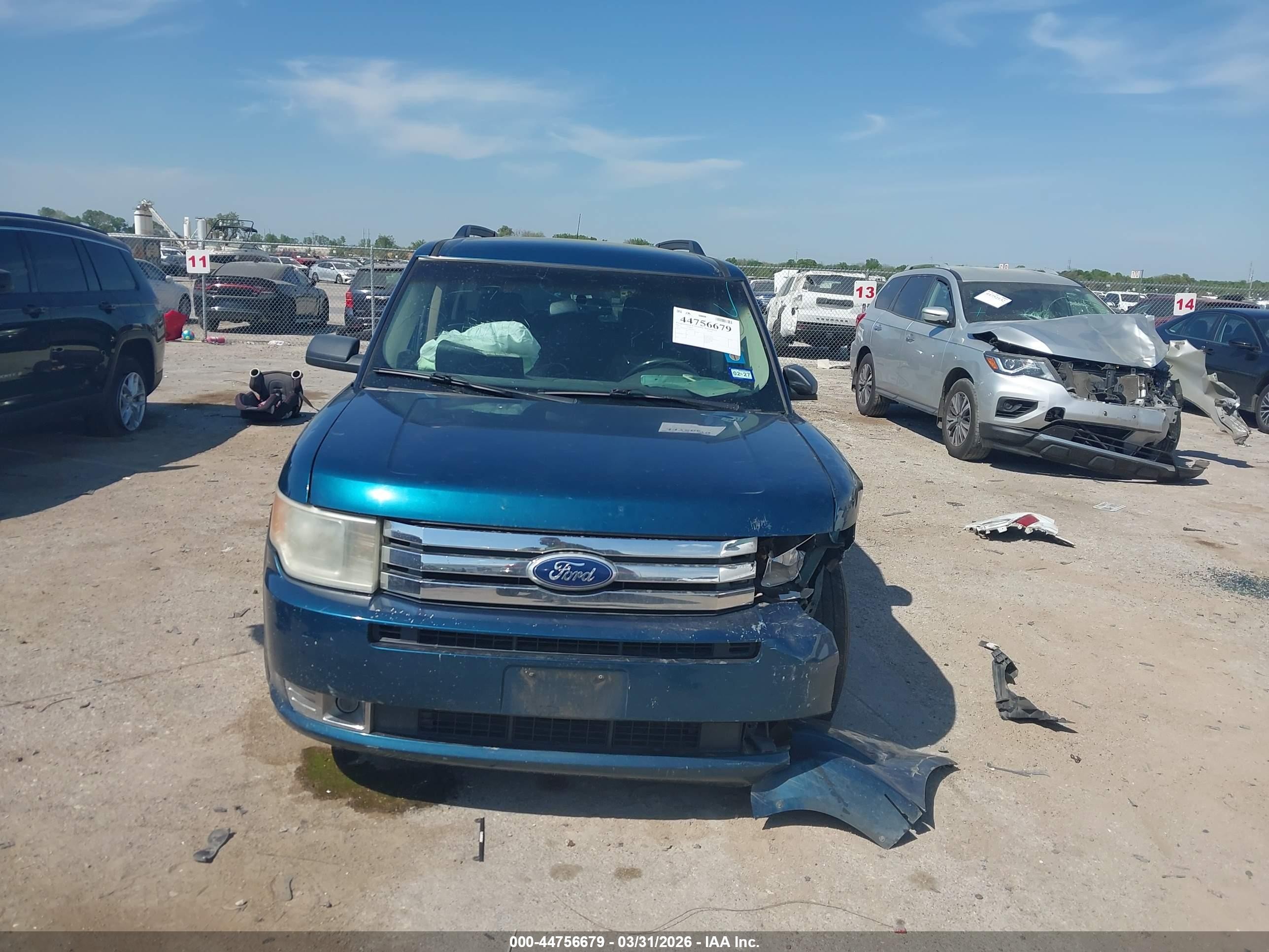 2011 Ford Flex Se Зеленый vin: 2FMGK5BC3BBD24974