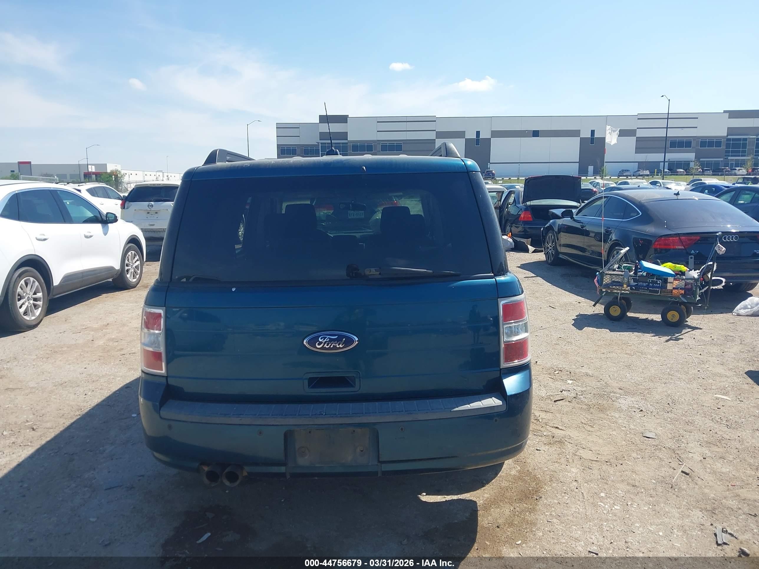 2011 Ford Flex Se Зеленый vin: 2FMGK5BC3BBD24974
