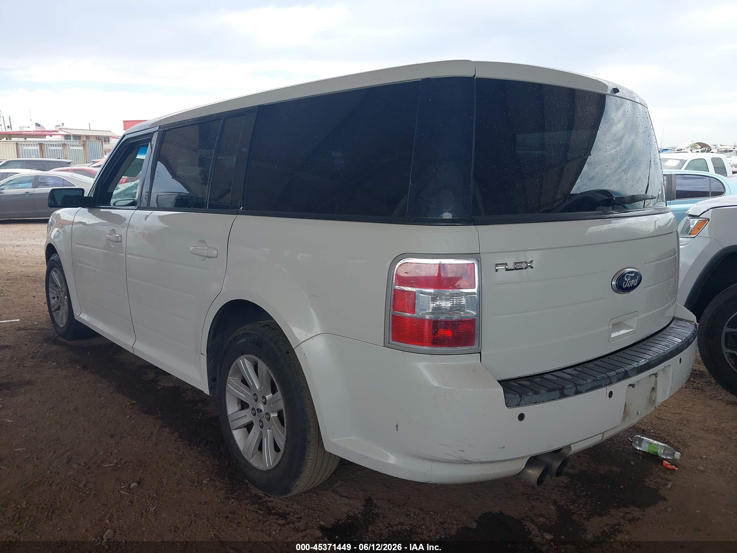 2012 Ford Flex Se White vin: 2FMGK5BC3CBD07030