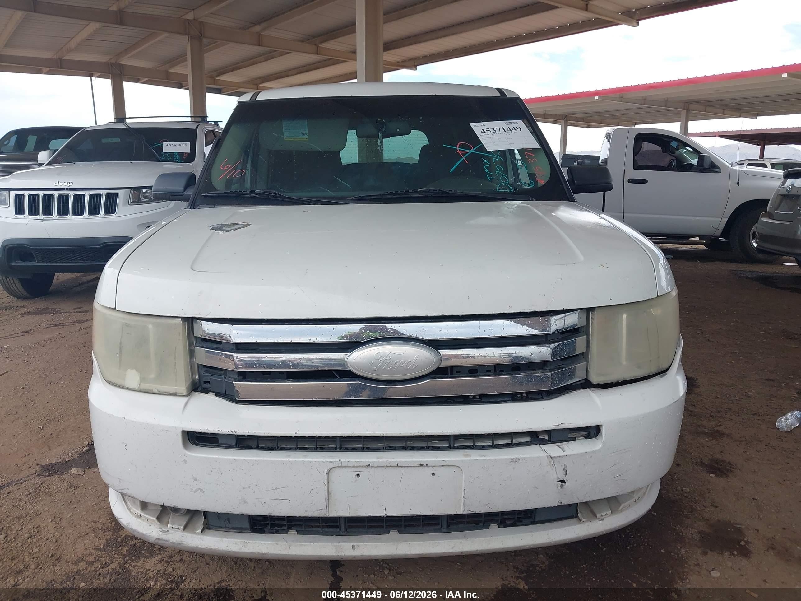 2012 Ford Flex Se White vin: 2FMGK5BC3CBD07030