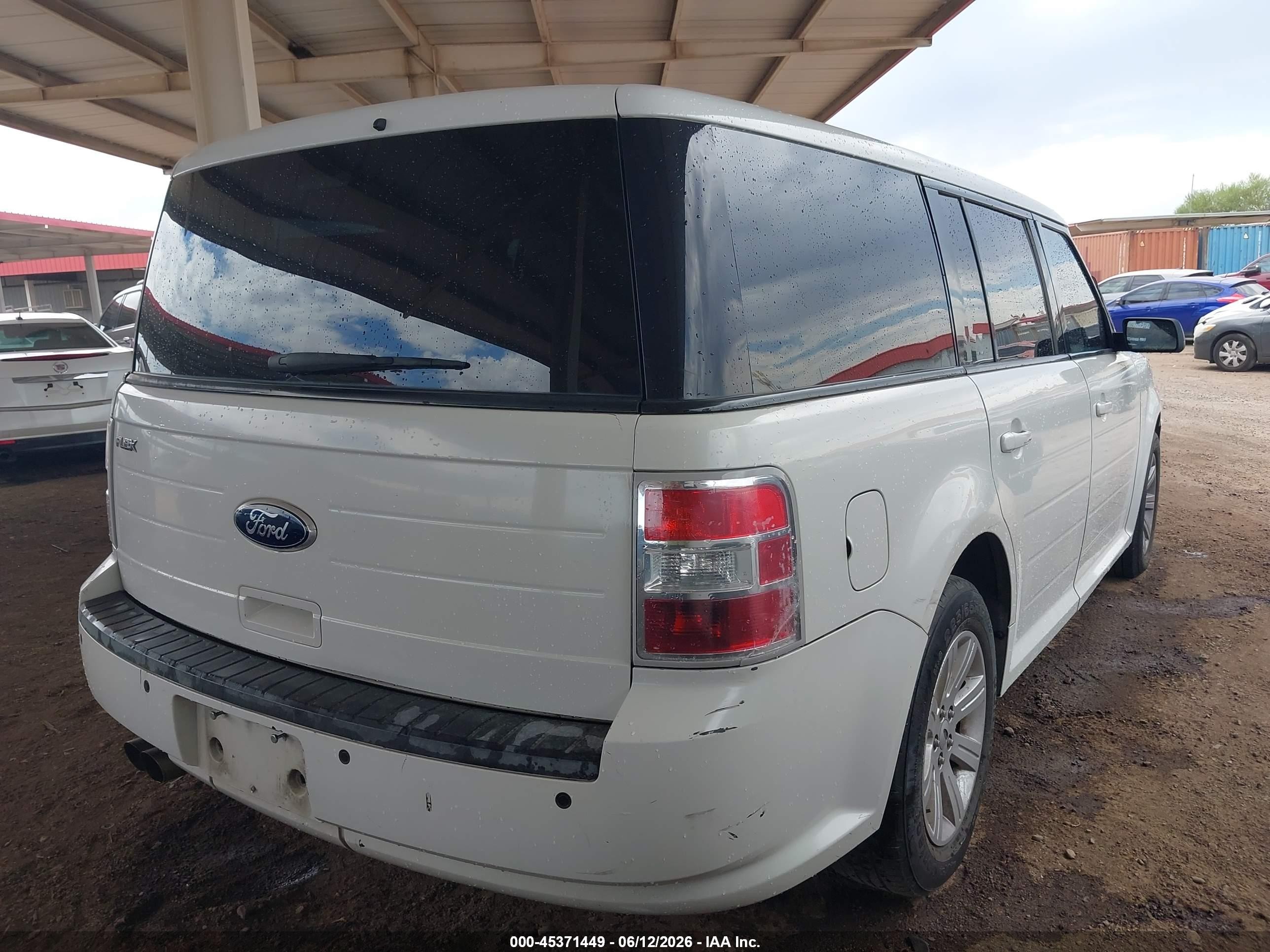 2012 Ford Flex Se White vin: 2FMGK5BC3CBD07030