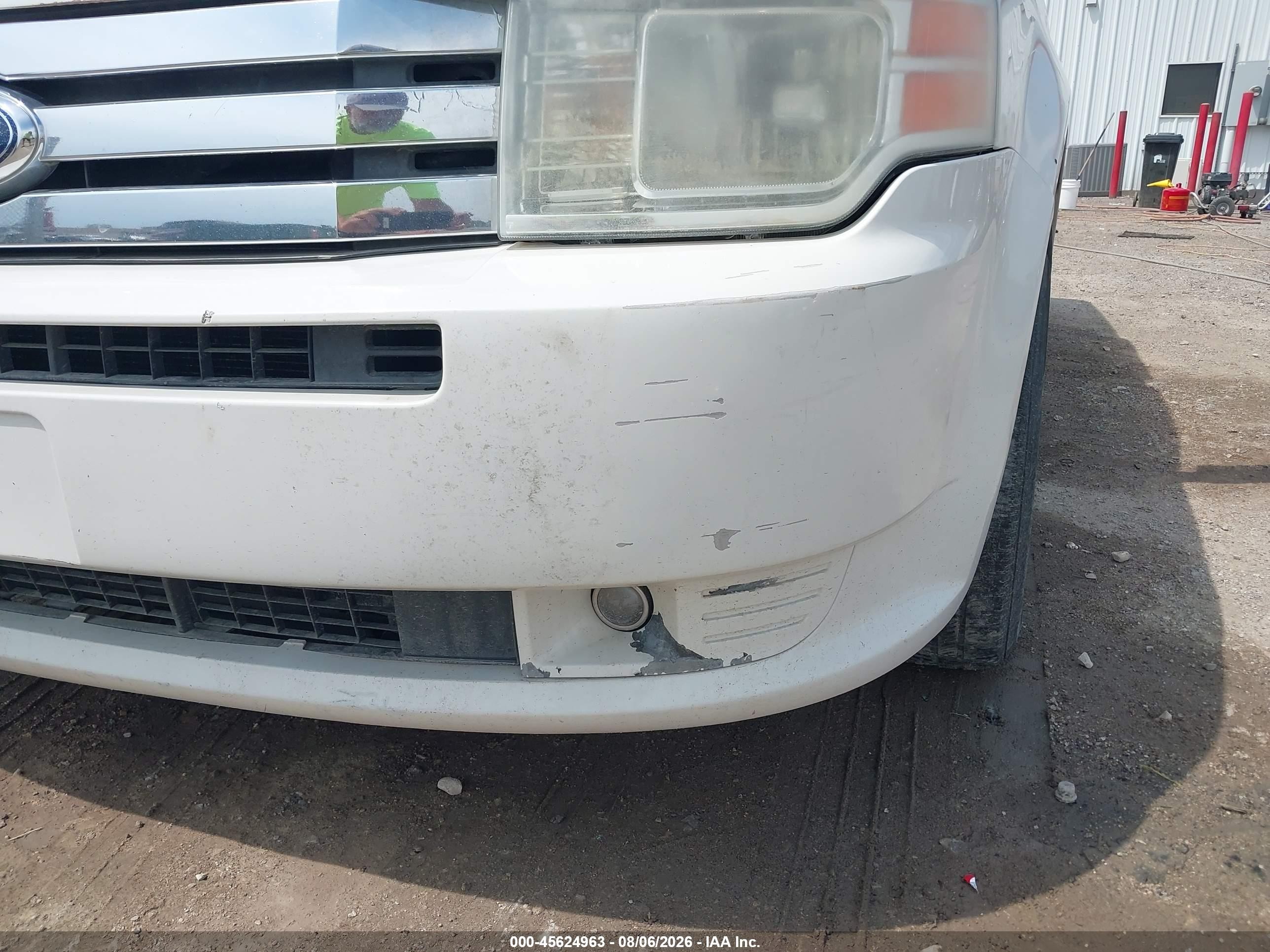 2010 Ford Flex Se White vin: 2FMGK5BC4ABA34502
