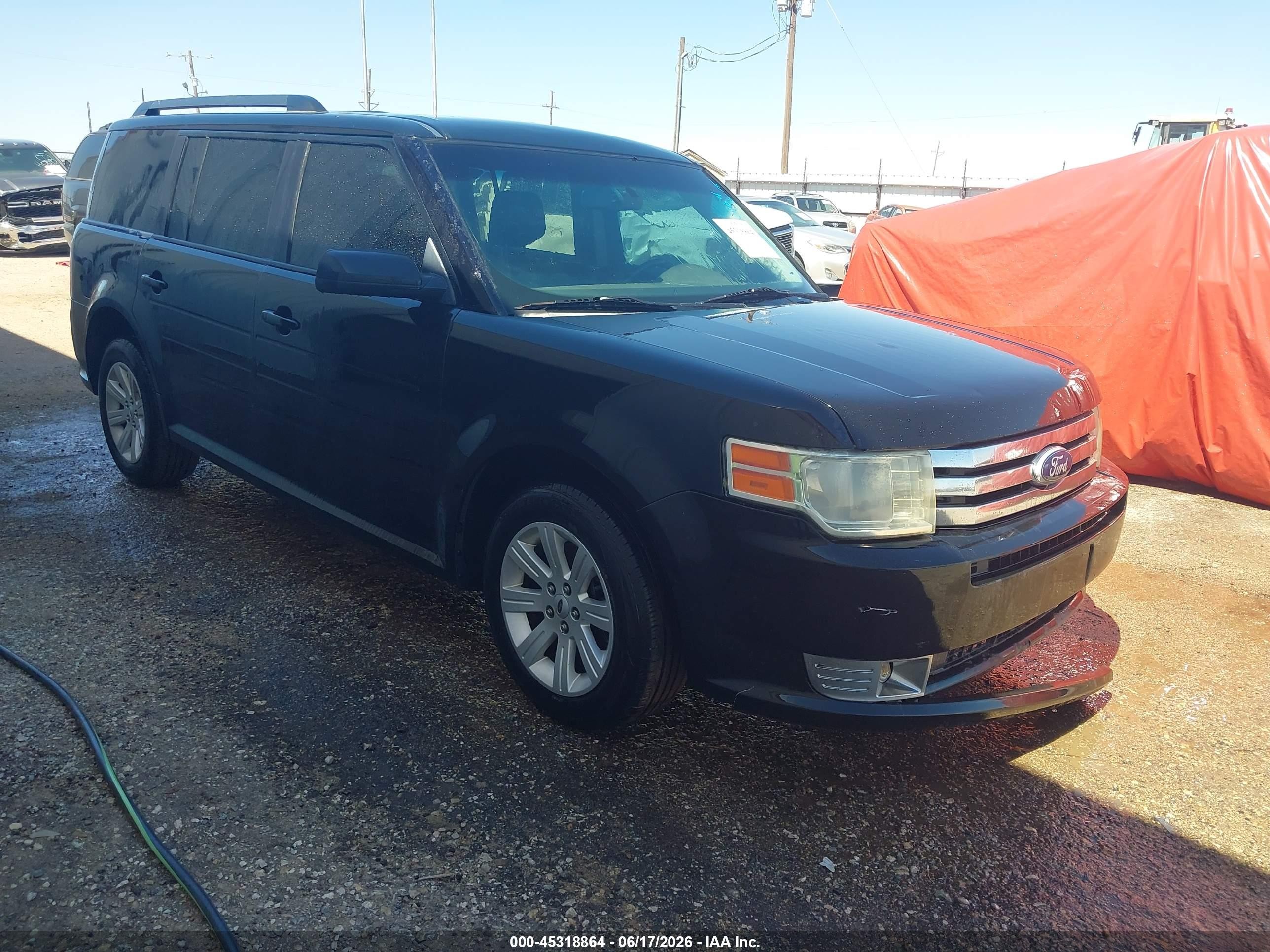2011 Ford Flex Se Black vin: 2FMGK5BC4BBD13496