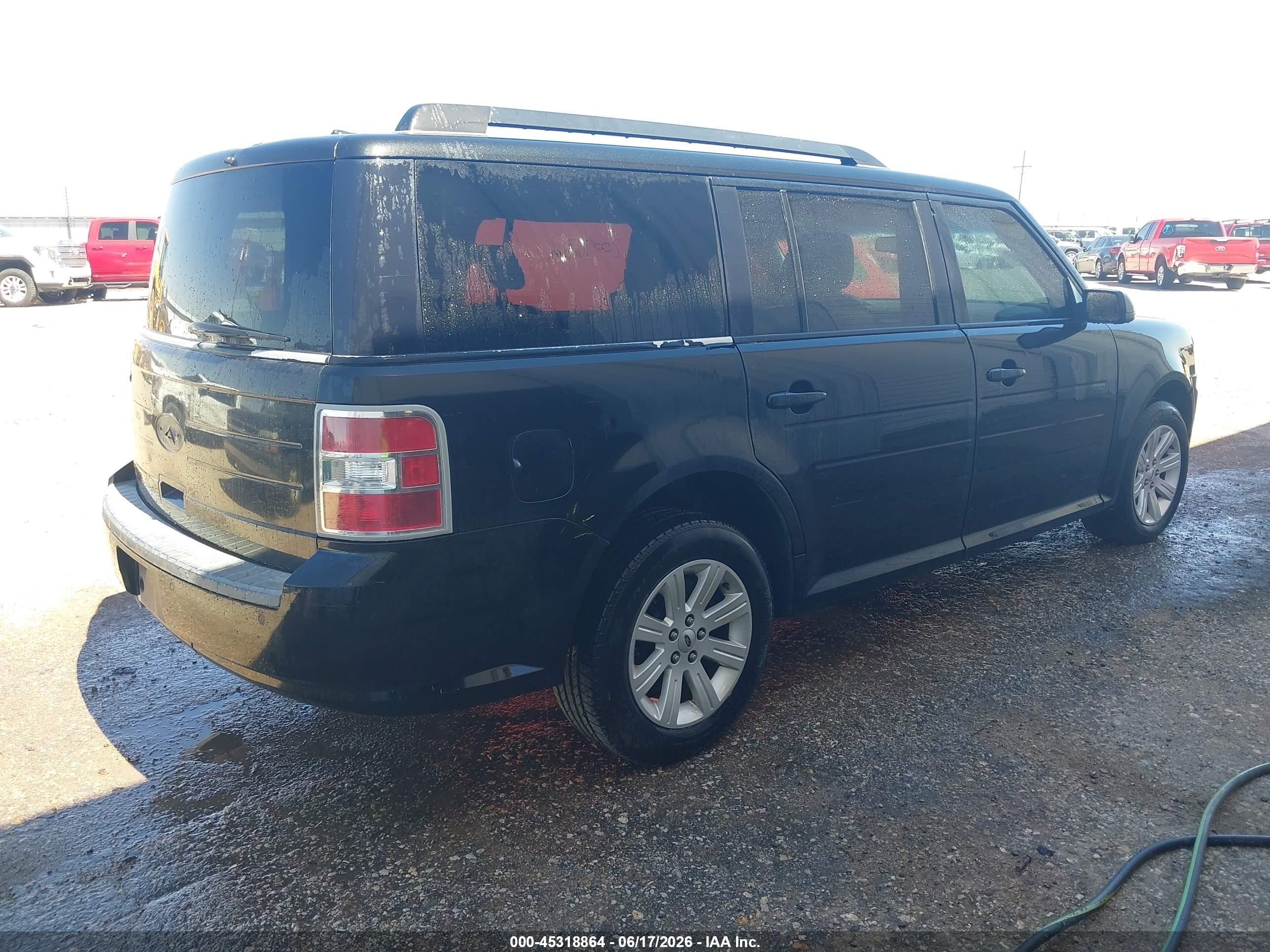 2011 Ford Flex Se Black vin: 2FMGK5BC4BBD13496