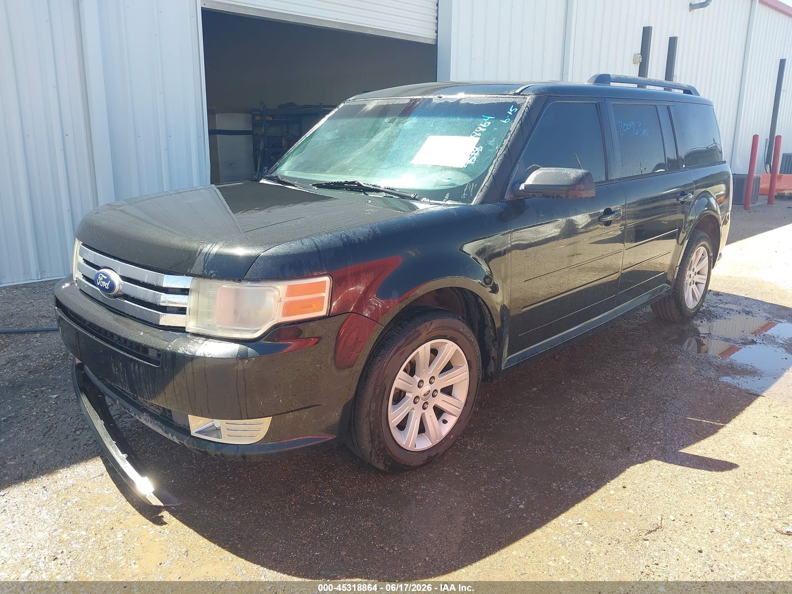 2011 Ford Flex Se Black vin: 2FMGK5BC4BBD13496