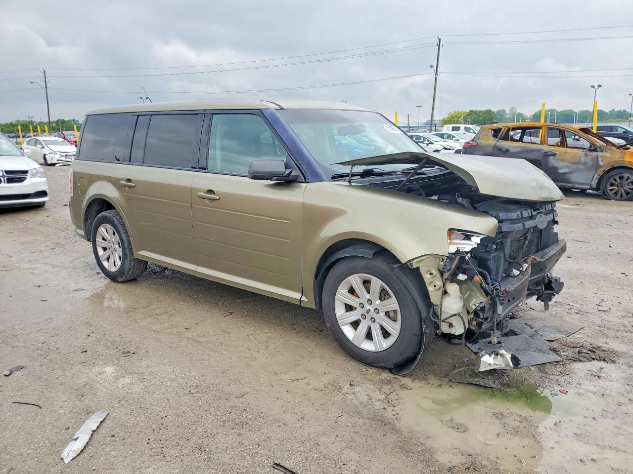 2012 Ford Flex Se Green vin: 2FMGK5BC4CBD00393