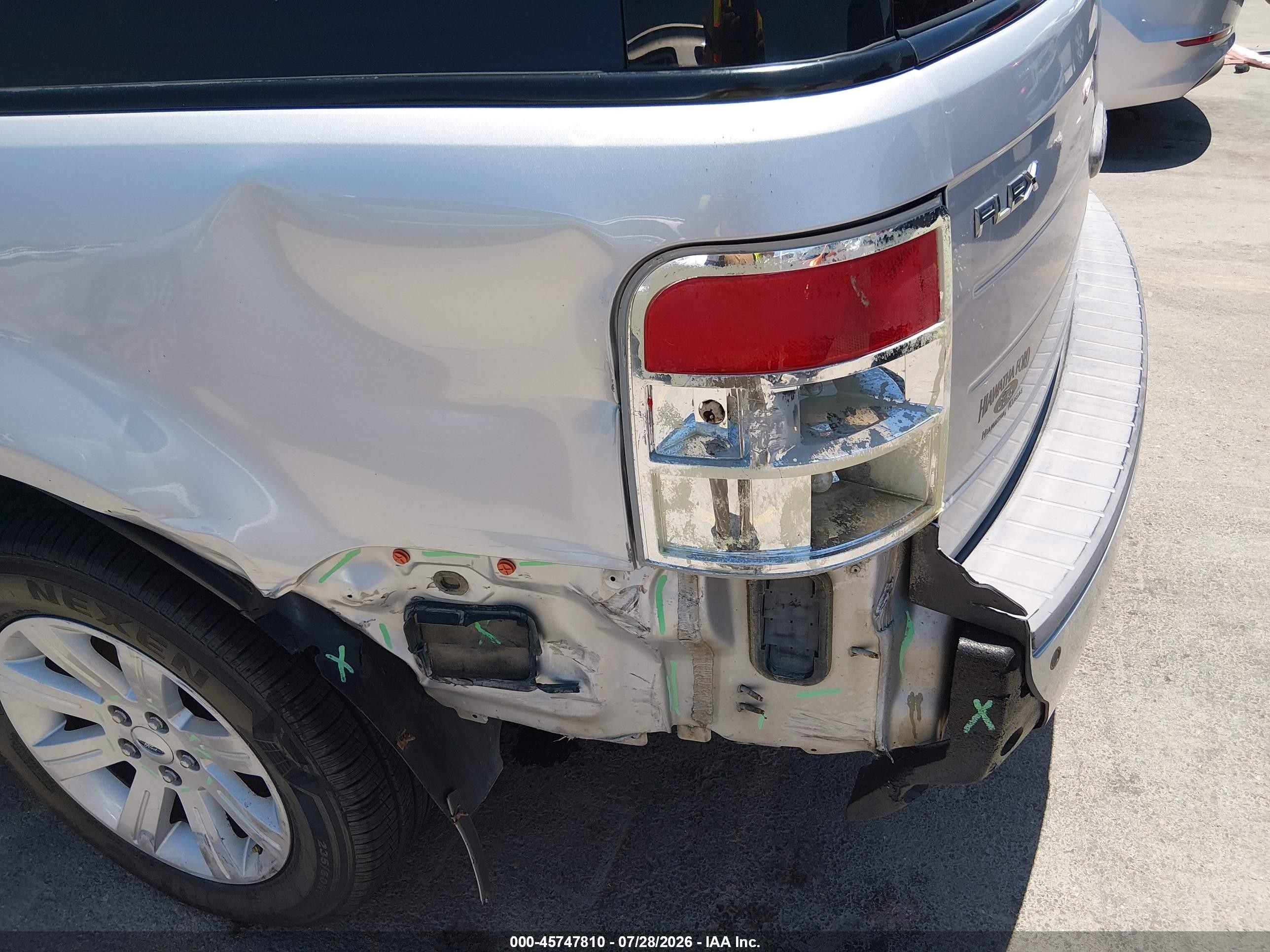2012 Ford Flex Se Silver vin: 2FMGK5BC4CBD11359