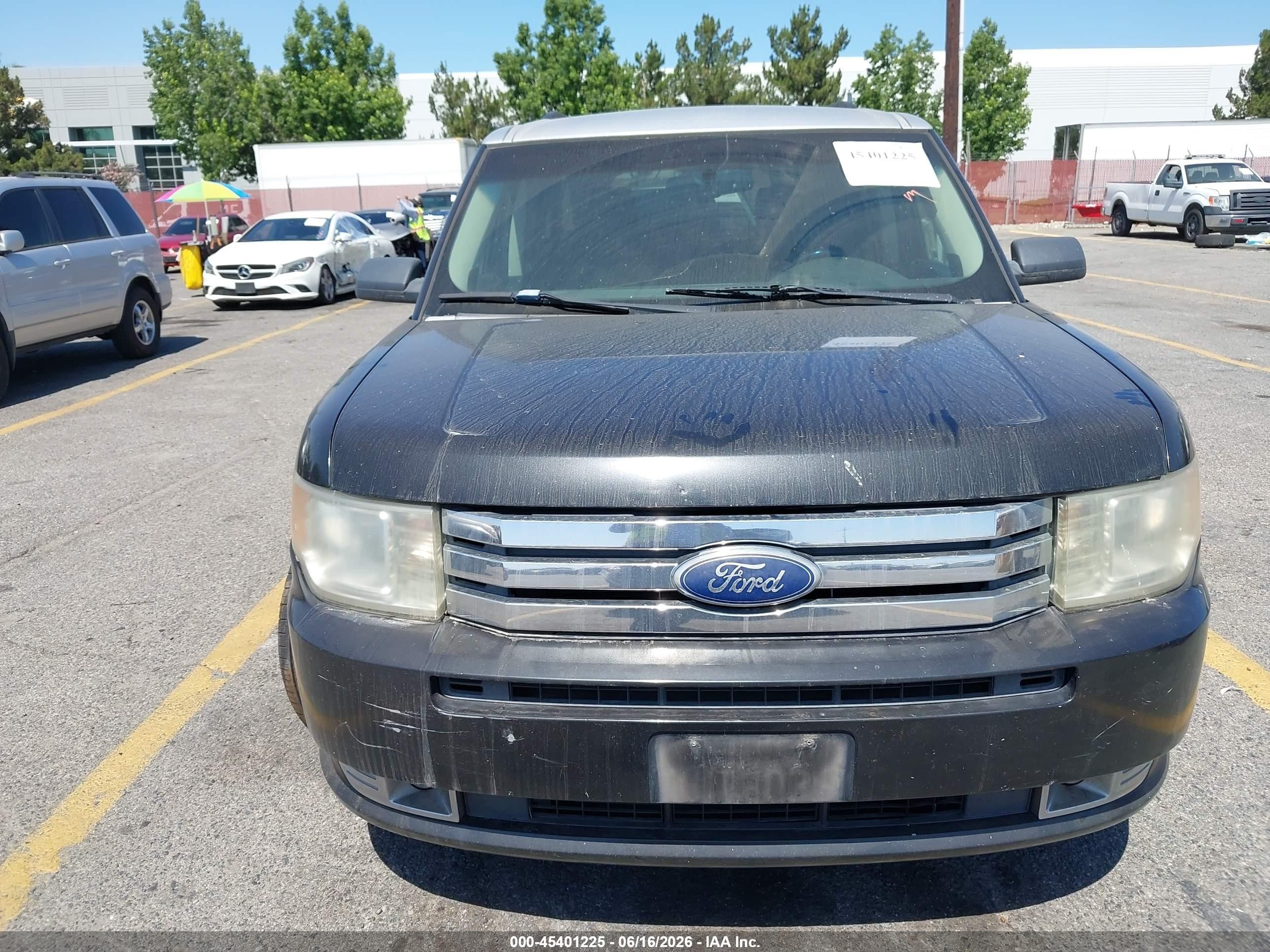 2011 Ford Flex Se Black vin: 2FMGK5BC5BBD27276