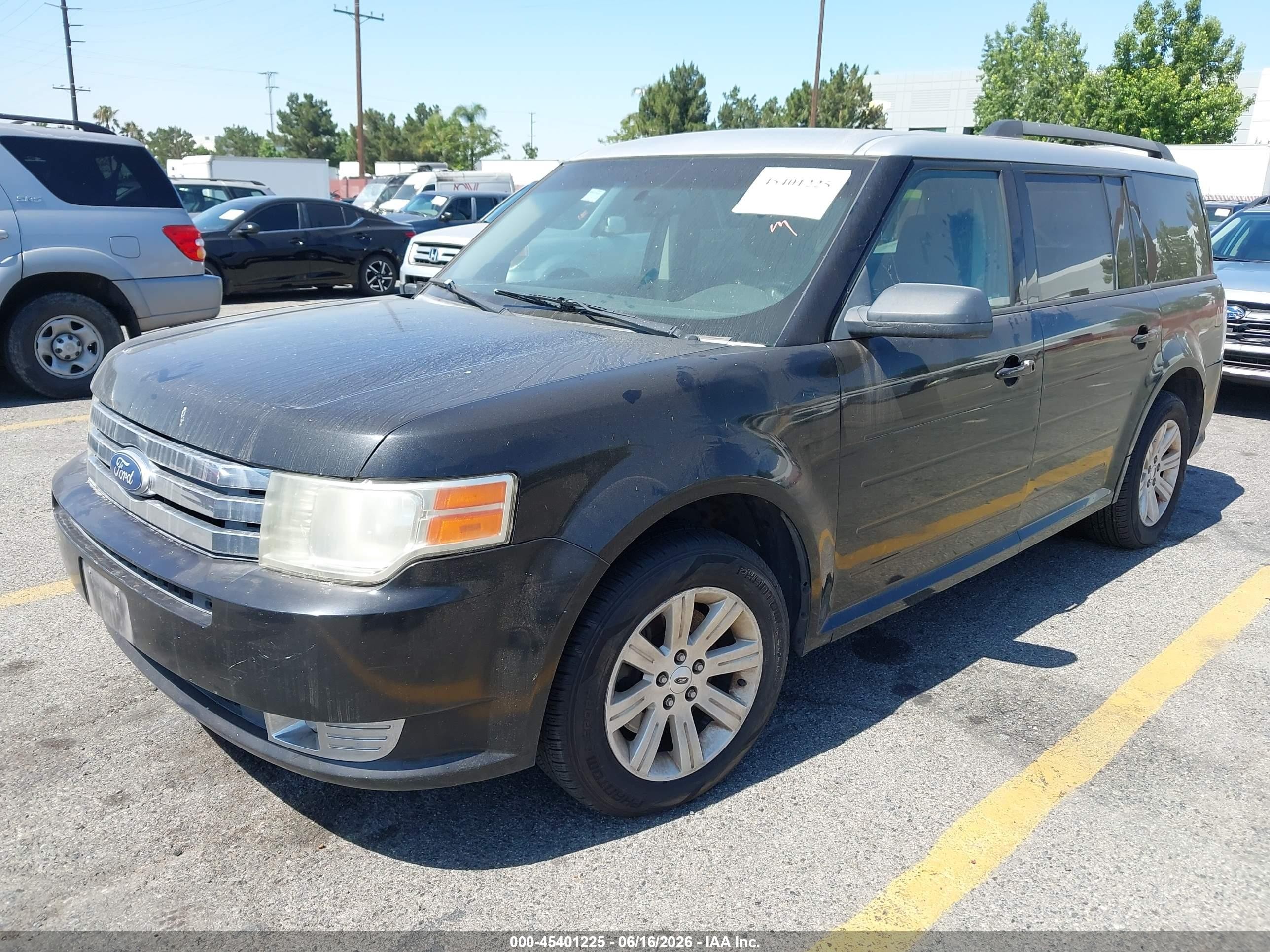 2011 Ford Flex Se Black vin: 2FMGK5BC5BBD27276