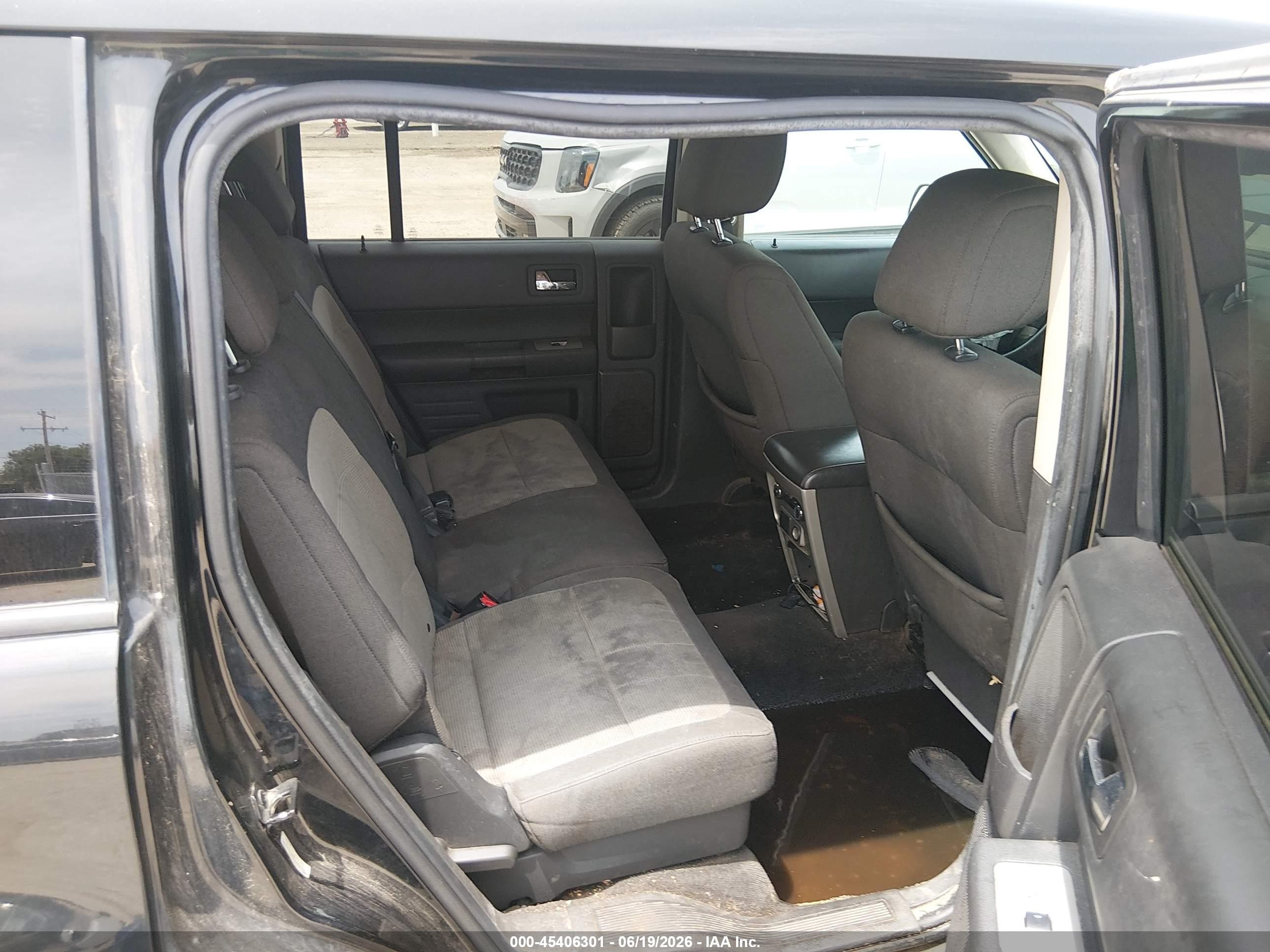 2010 Ford Flex Se Black vin: 2FMGK5BC6ABA46456
