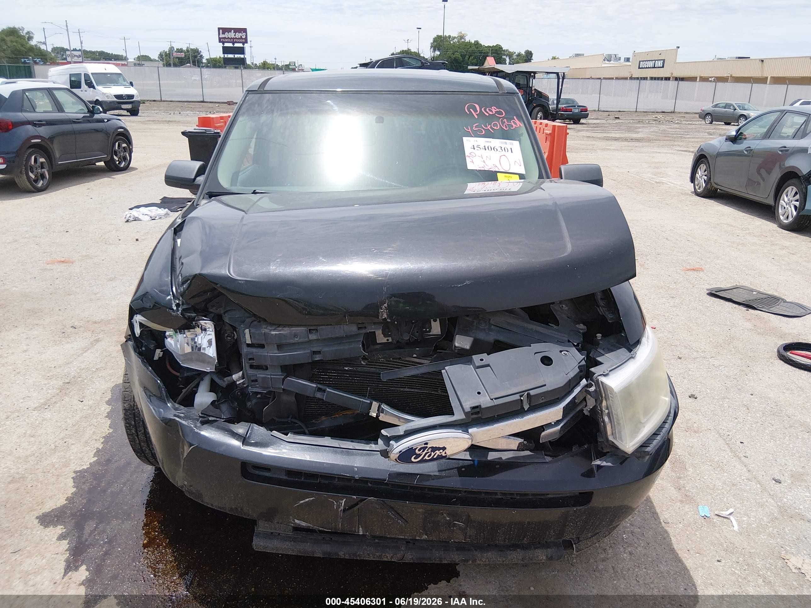 2010 Ford Flex Se Black vin: 2FMGK5BC6ABA46456