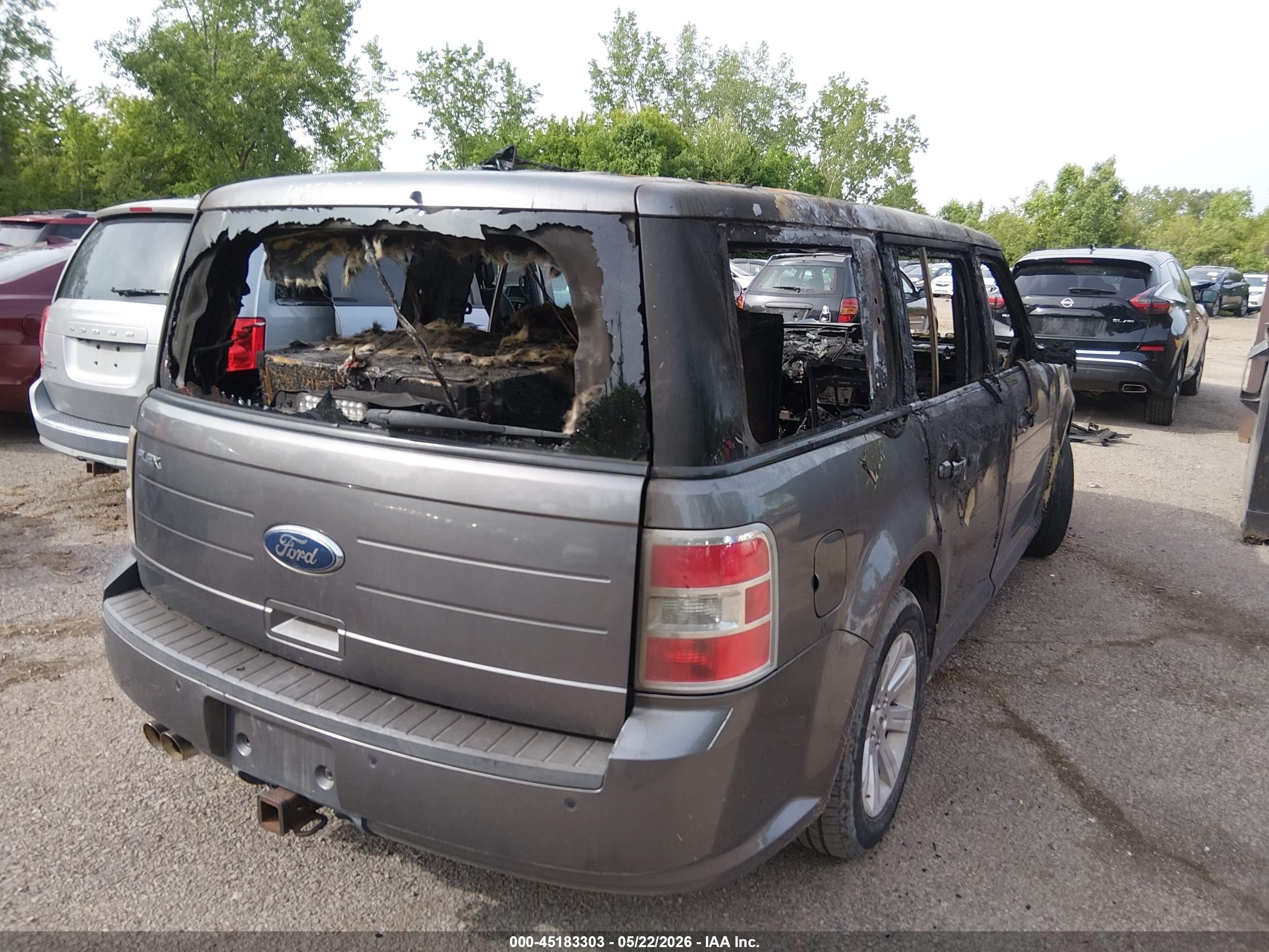 2010 Ford Flex Se Gray vin: 2FMGK5BC6ABA85323
