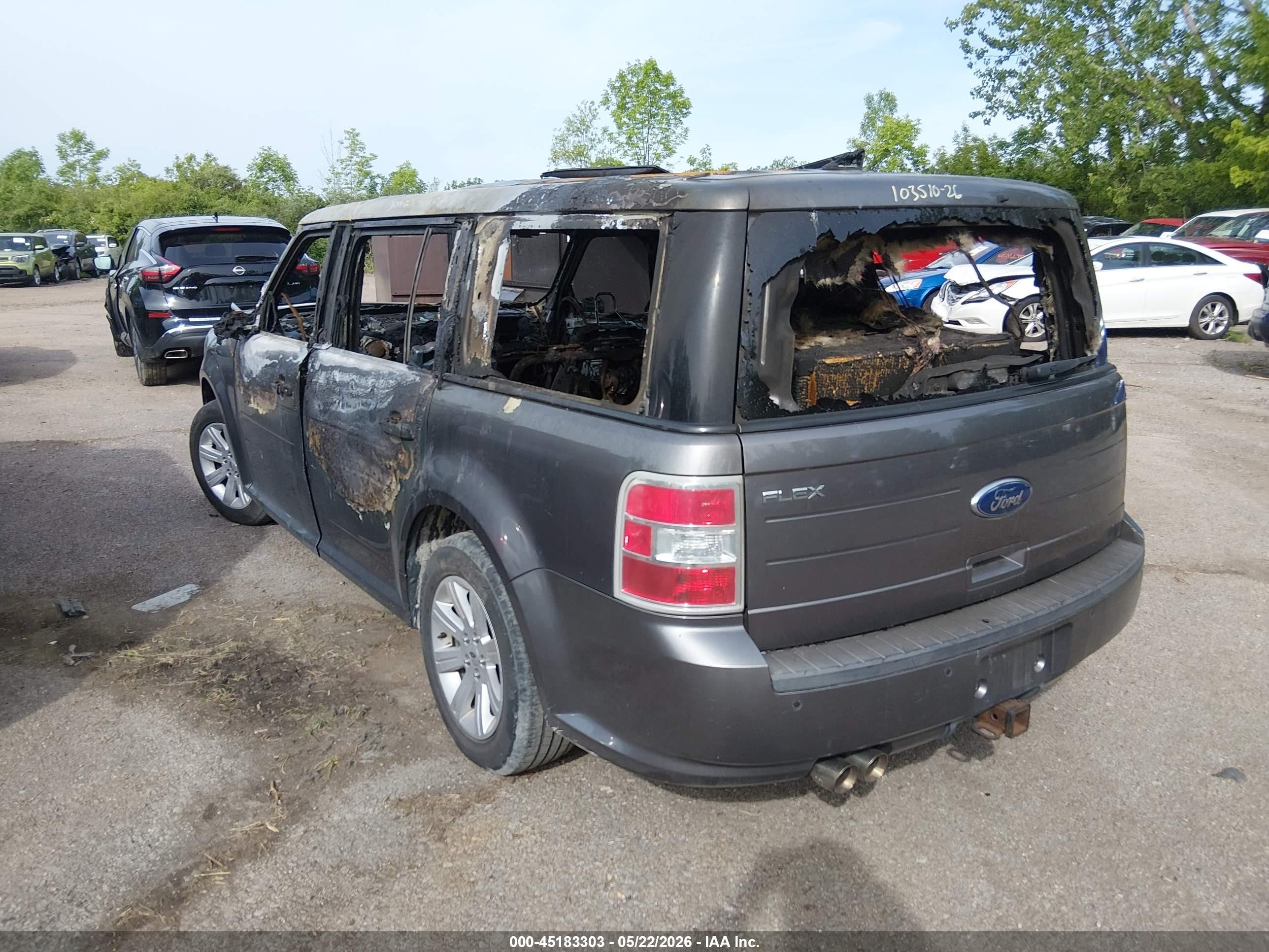 2010 Ford Flex Se Gray vin: 2FMGK5BC6ABA85323