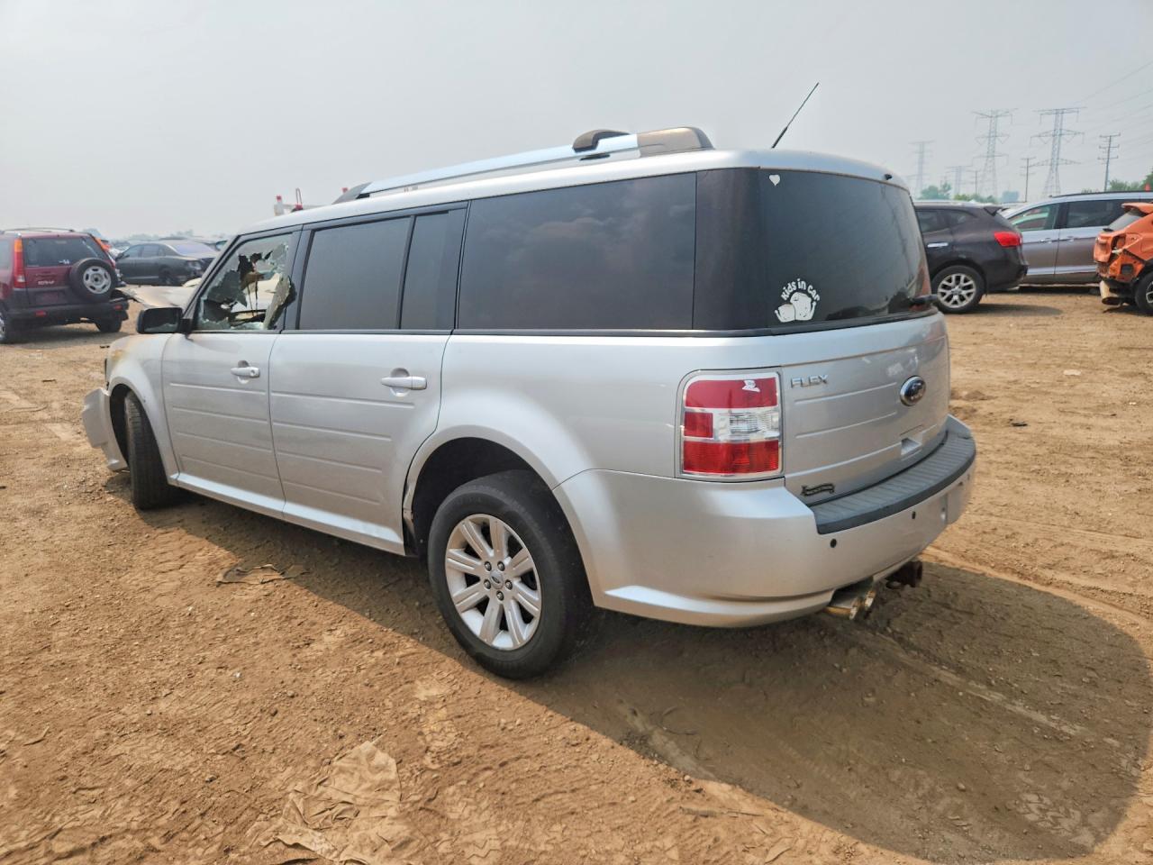 2010 Ford Flex Se Silver vin: 2FMGK5BC6ABA98976