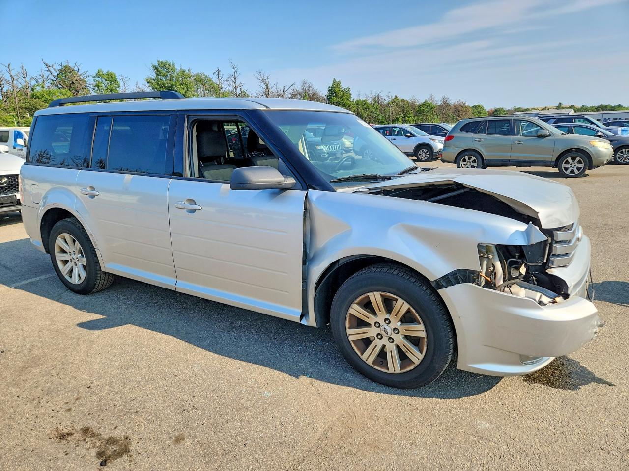 2011 Ford Flex Se Silver vin: 2FMGK5BC6BBD33779