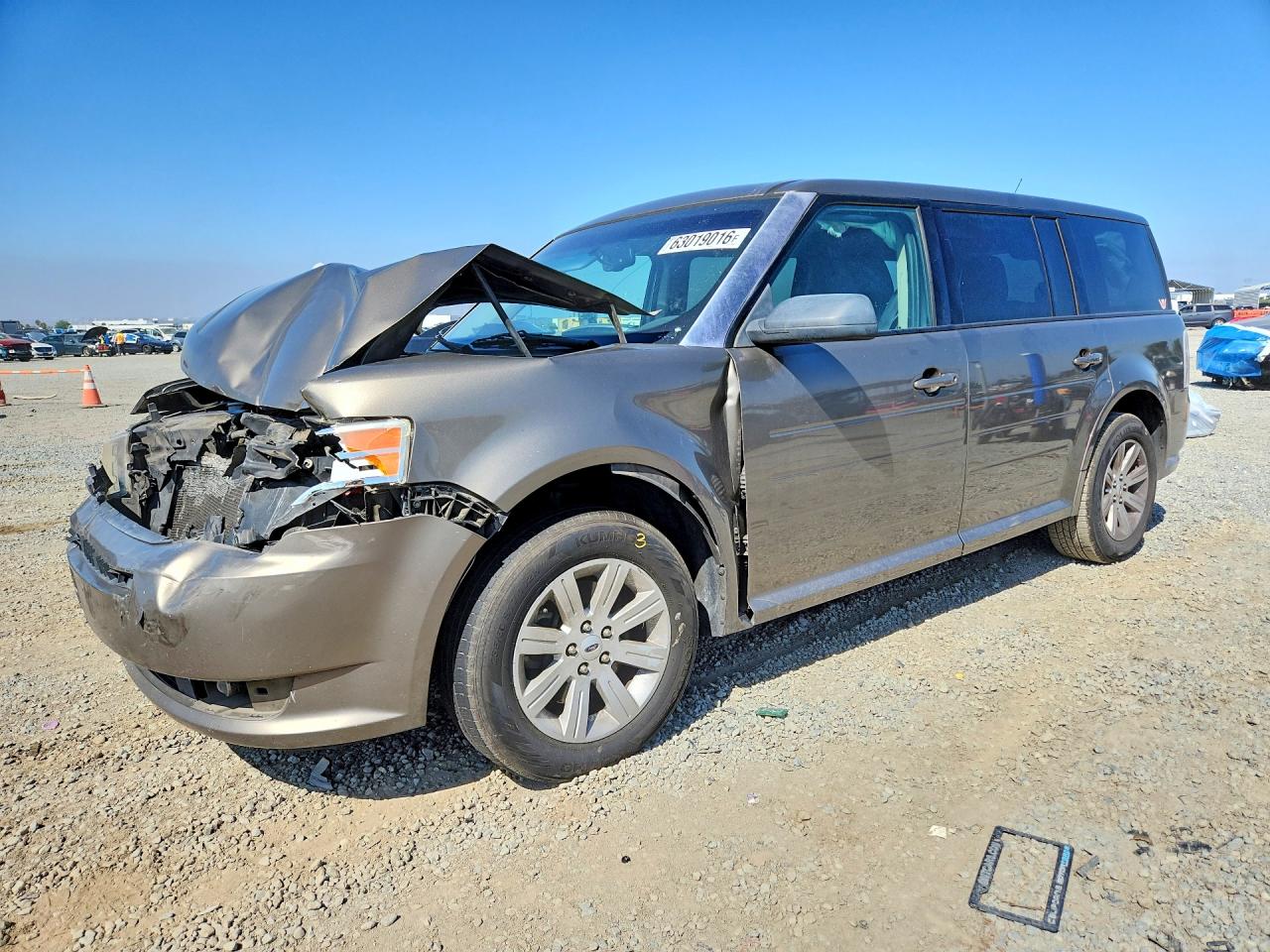 2012 Ford Flex Se Gray vin: 2FMGK5BC6CBD05742