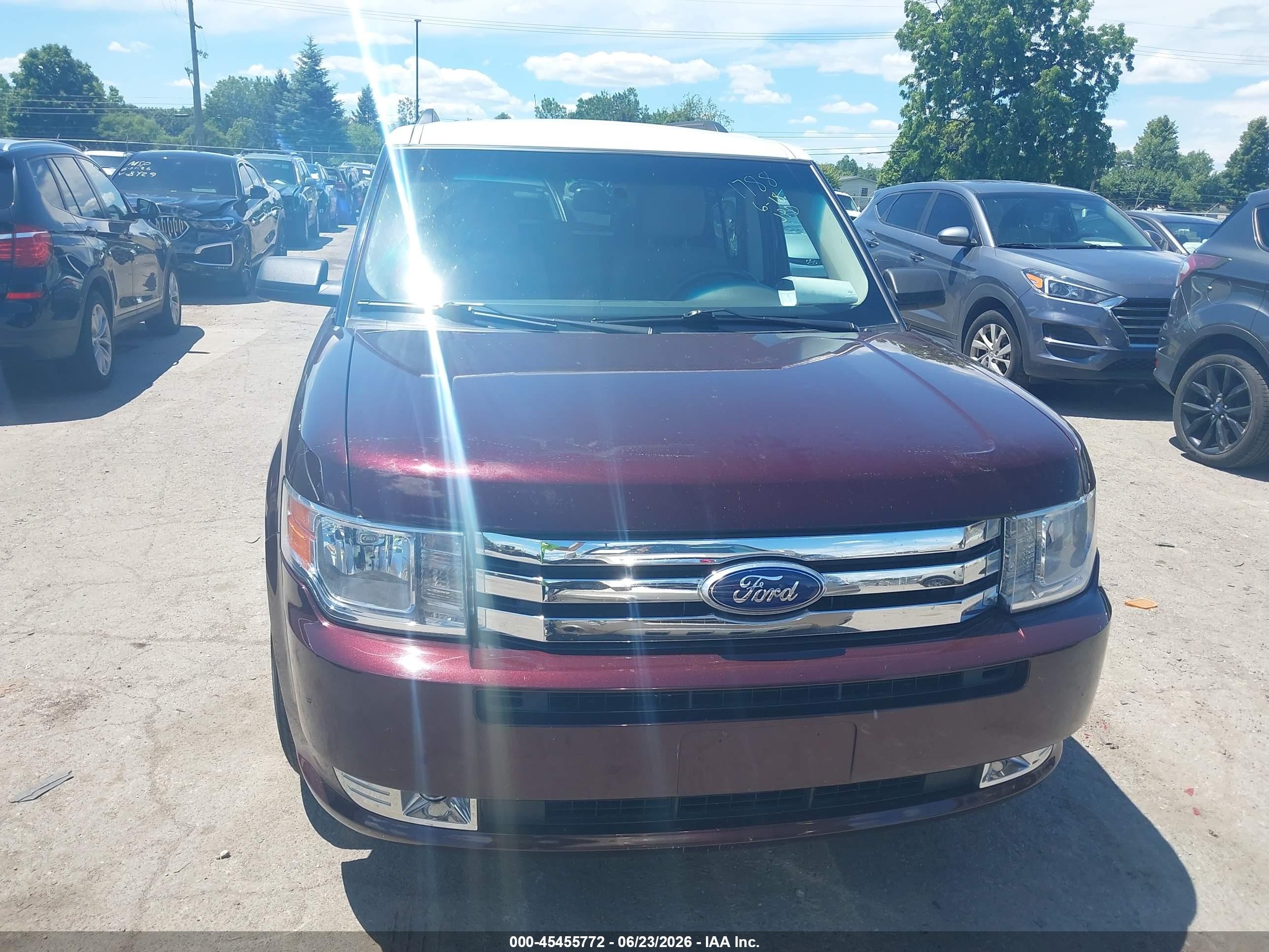 2011 Ford Flex Se Burgundy vin: 2FMGK5BC7BBD11788