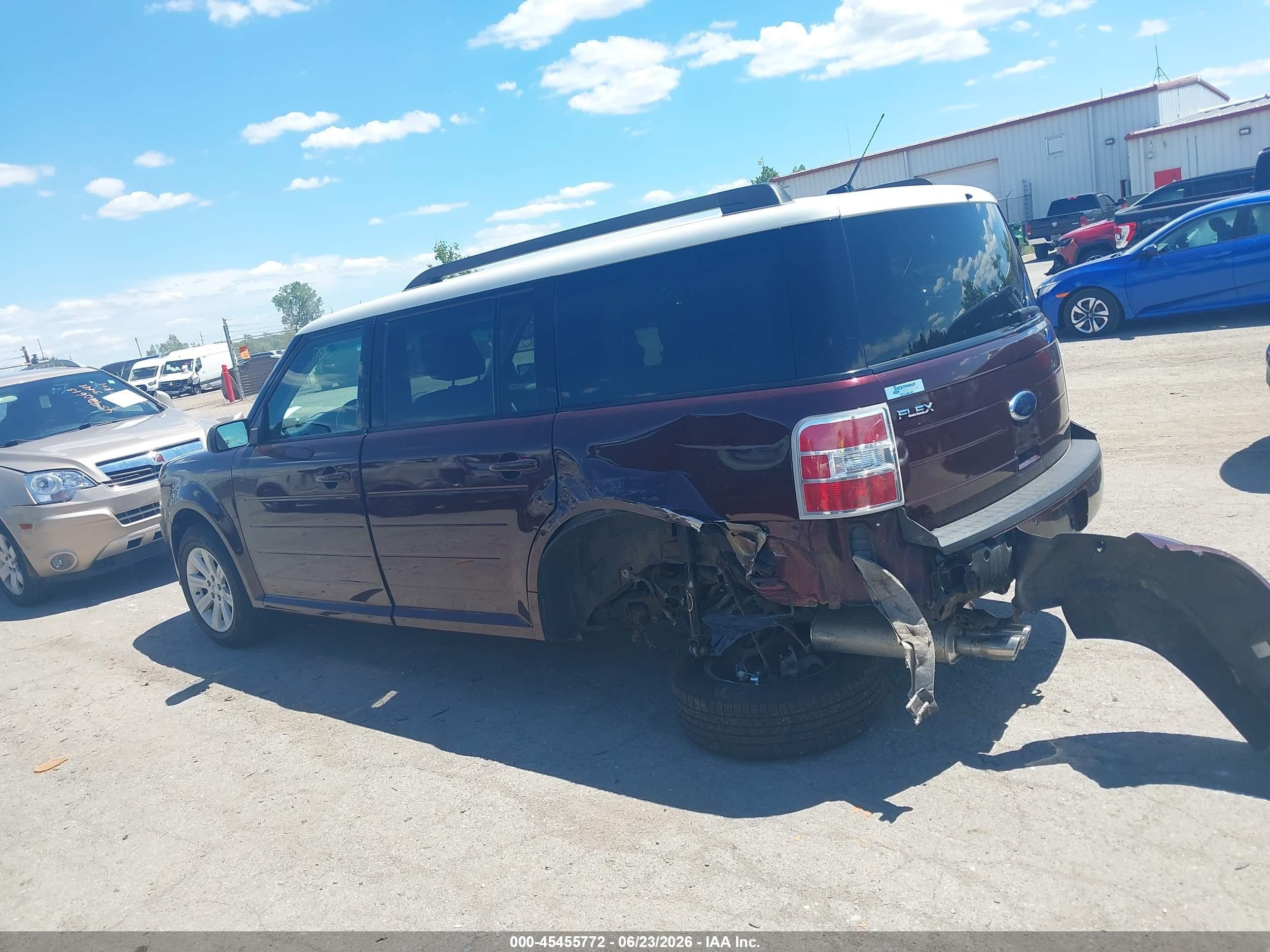 2011 Ford Flex Se Burgundy vin: 2FMGK5BC7BBD11788